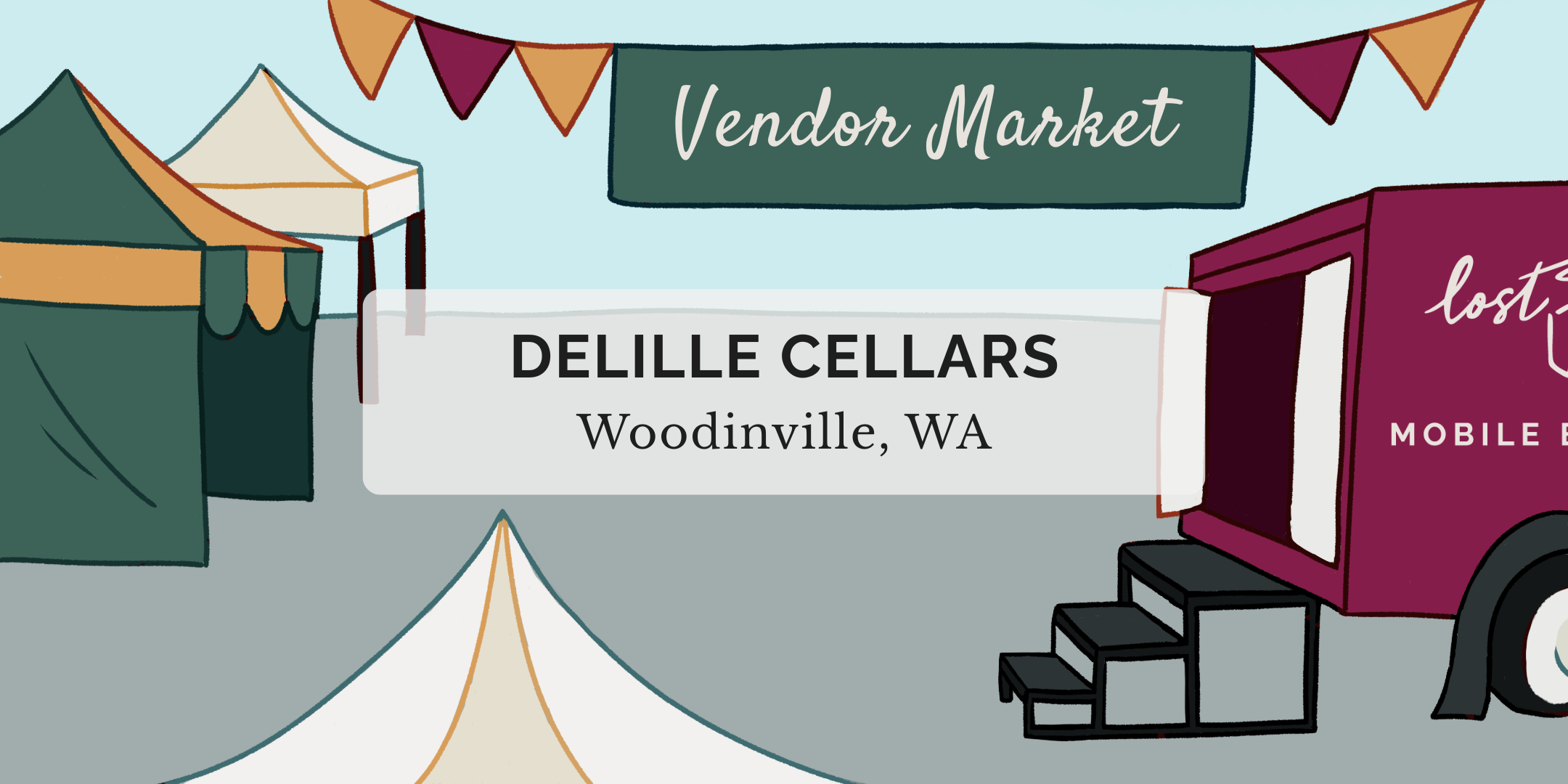 Mobile Bookstore Pop-Up @ DeLille Cellars