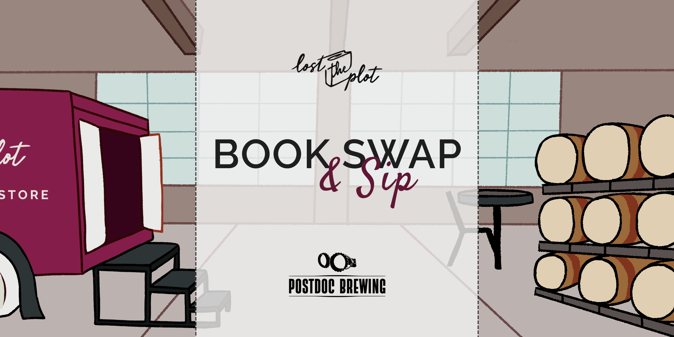 Book Swap &amp; Sip @ Postdoc Brewing