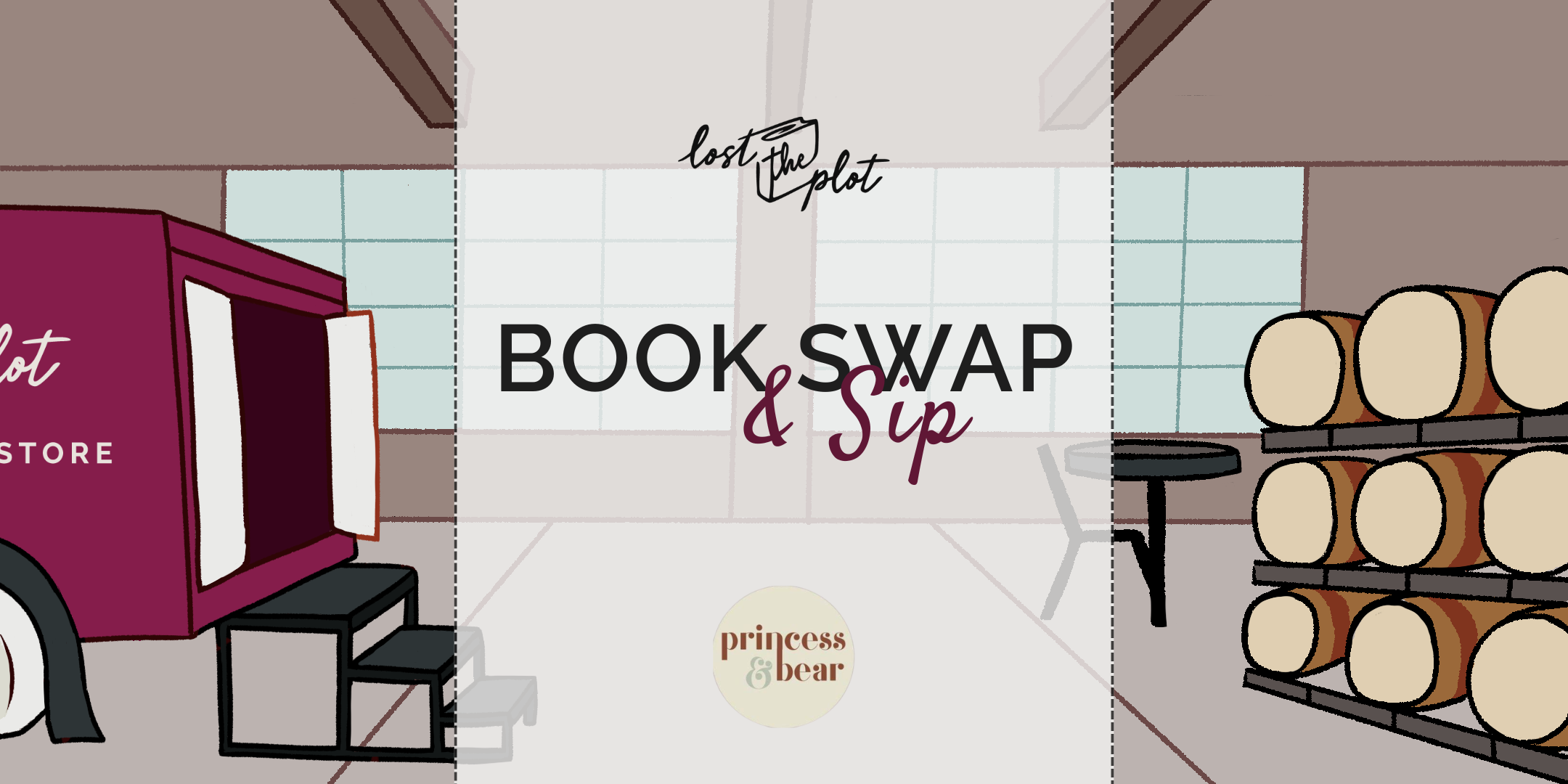 Book Swap &amp; Sip @ Princess &amp; Bear Wines