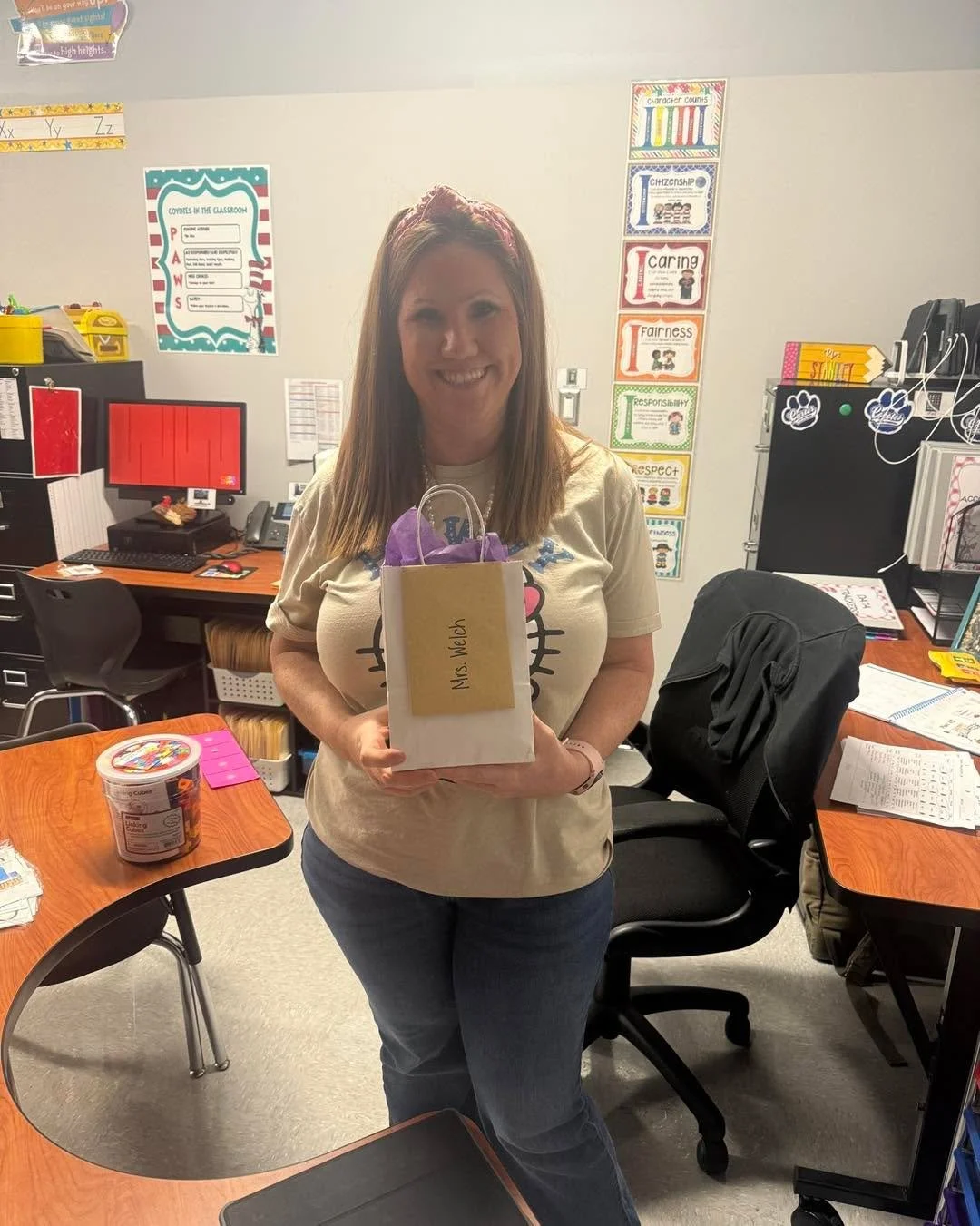 November 8th was National STEAM (science, technology, engineering, art, and math) Day and we wanted to show our very own STEAM teacher, Mrs. Welch, some love! 🐾💙💚

Mrs. Welch has so many fun and creative ways to share STEAM with the kids and we al