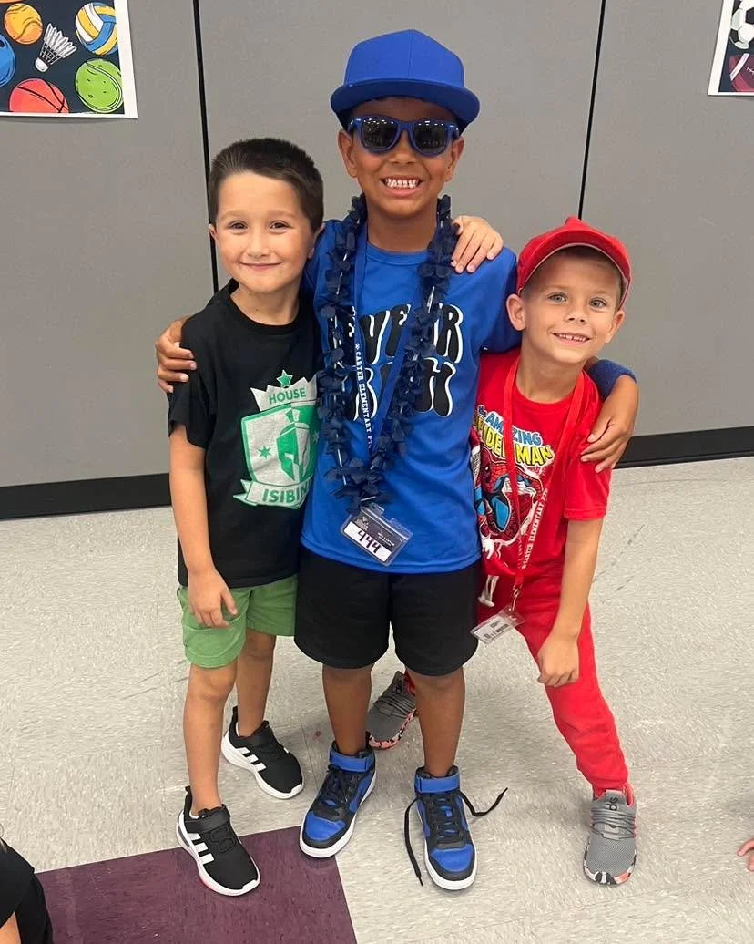 Friday, January 16th is House Color Day! 🔴🔵🟢🟡 Have your child go all out in their House Color on this day! If you are new to Carter, this is the day that your child will 'slide' into their new house and be placed in one of the four houses: 
💙Rev