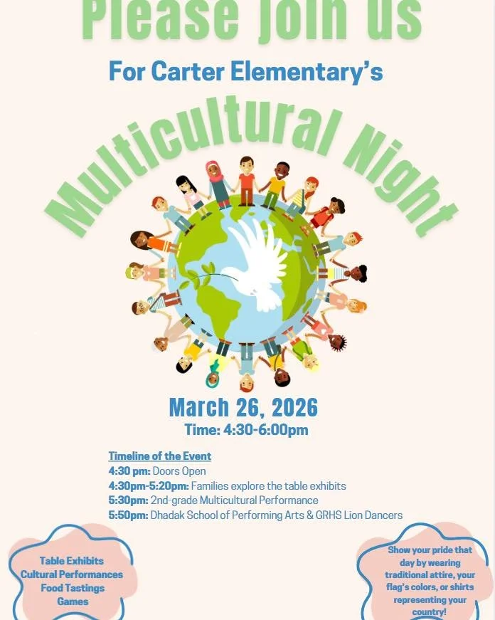 Don&rsquo;t forget tomorrow is Multicultural Day at school! Show your pride and celebrate your country by wearing traditional attire, your country&rsquo;s flag&rsquo;s colors, or a shirt representing your country! 🌎🫶

Then please join us in the Car