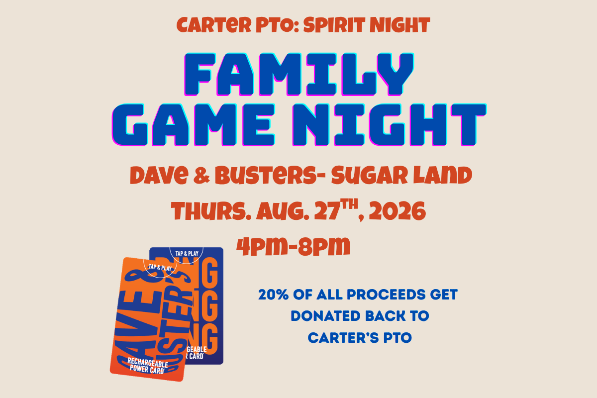 Dave and Buster’s Spirit Night