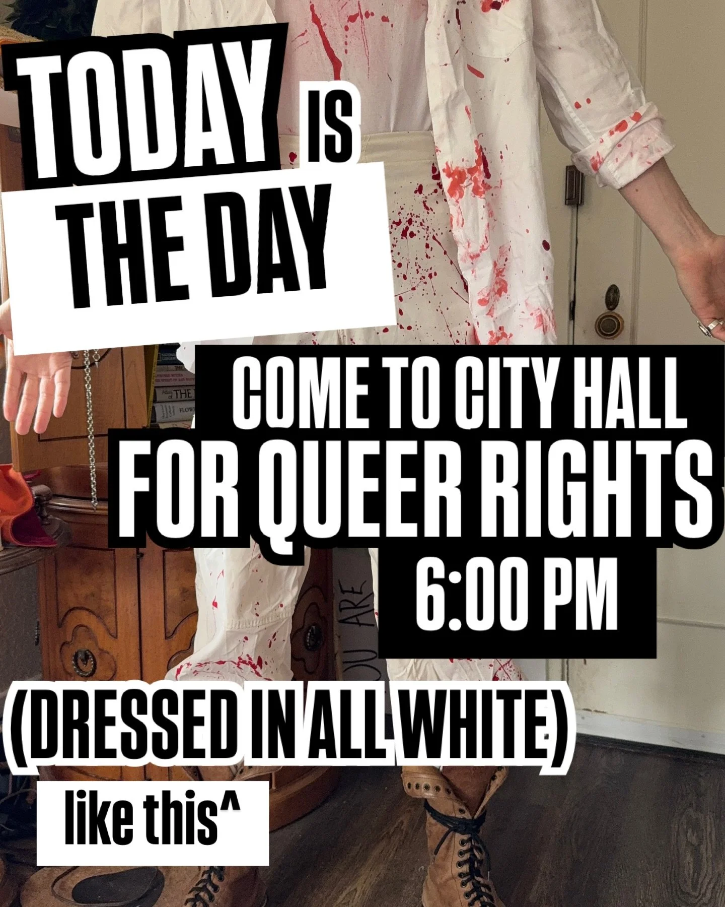SPEAKING NOT REQUIRED!! Our siblings and queer ancestors sacrificed their lives and safety for our freedom. Do not let their work be in vain, take action where it counts (government policy). Join us at 6:00 PM at City Hall: 210 Lottie St. For our fut