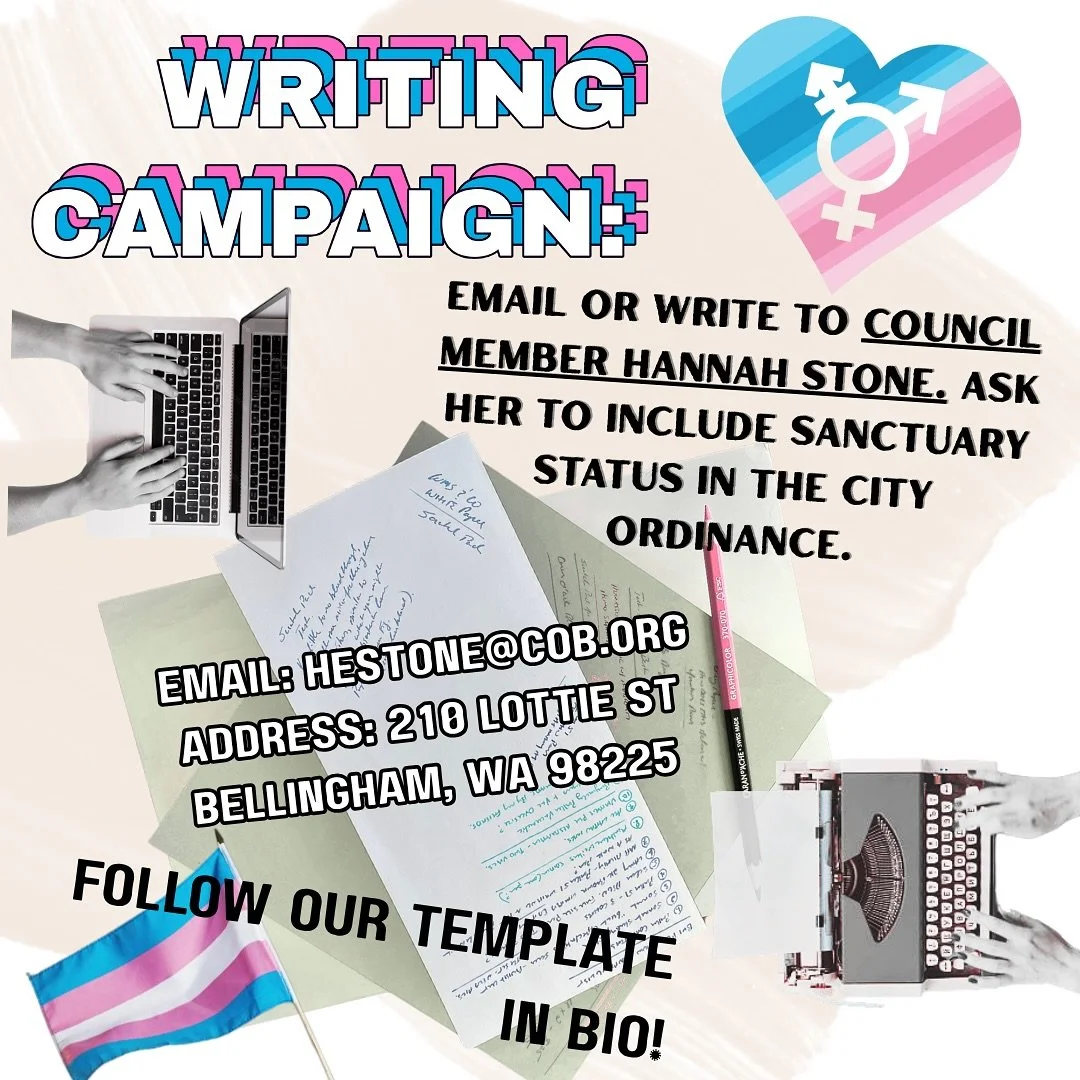 NOW! NOW! NOW!

Get writing before June 18th when the ordinance is submitted. We have this last chance to be heard by the city, make it direct and uncontestable. Be polite, yet unapologetic 🏳️&zwj;⚧️