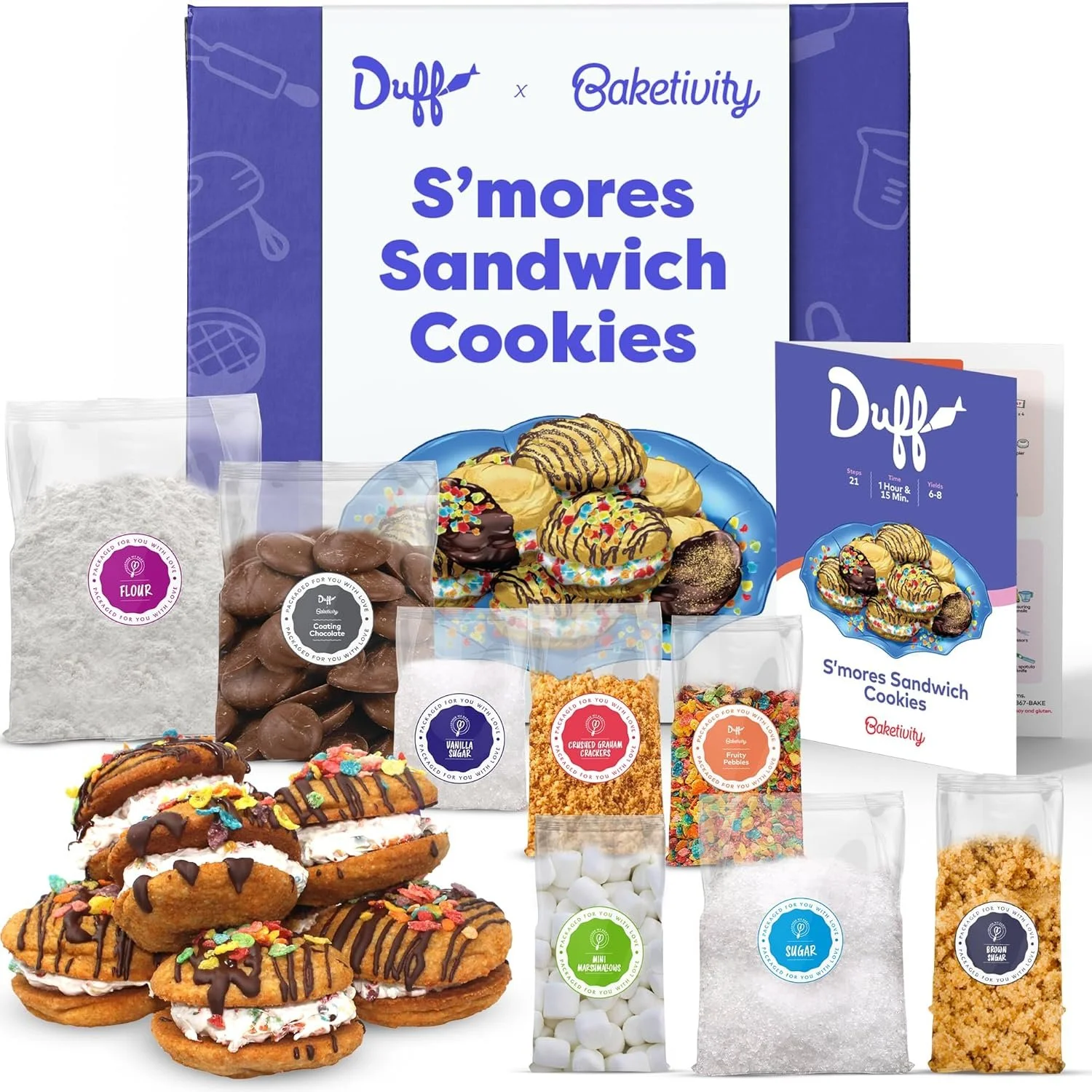S’mores Sandwich Cookies Kit: Learn STEM skills while learning valuable life skills. Also helps with comprehension, multistep directions, and more!