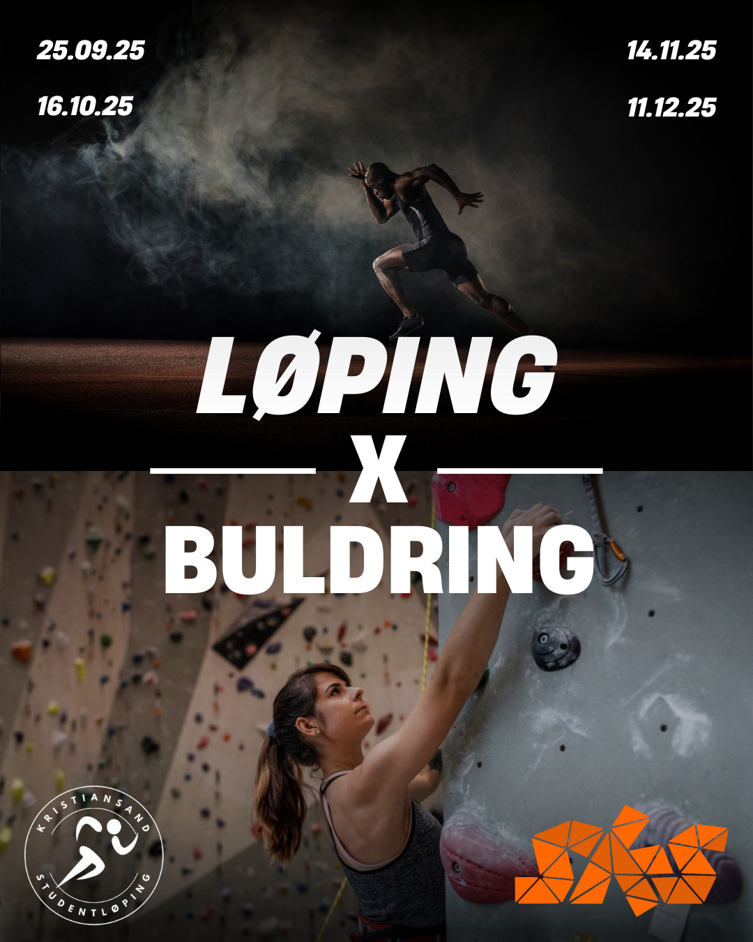 👋🏻Løping x Buldring