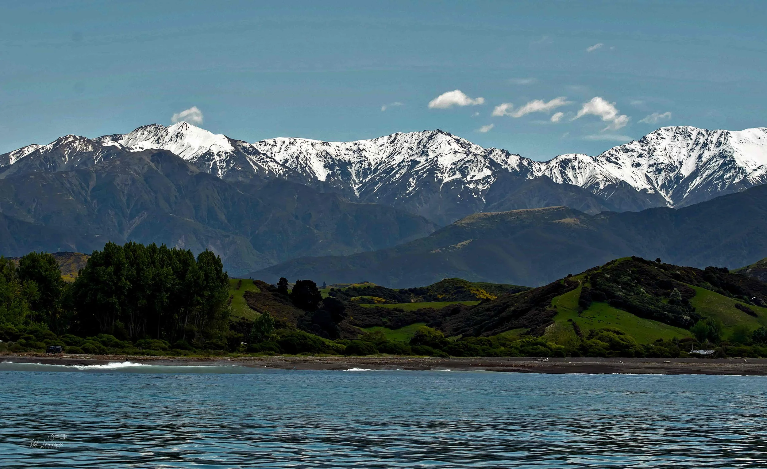 Seaward Kaikoura mountains 
