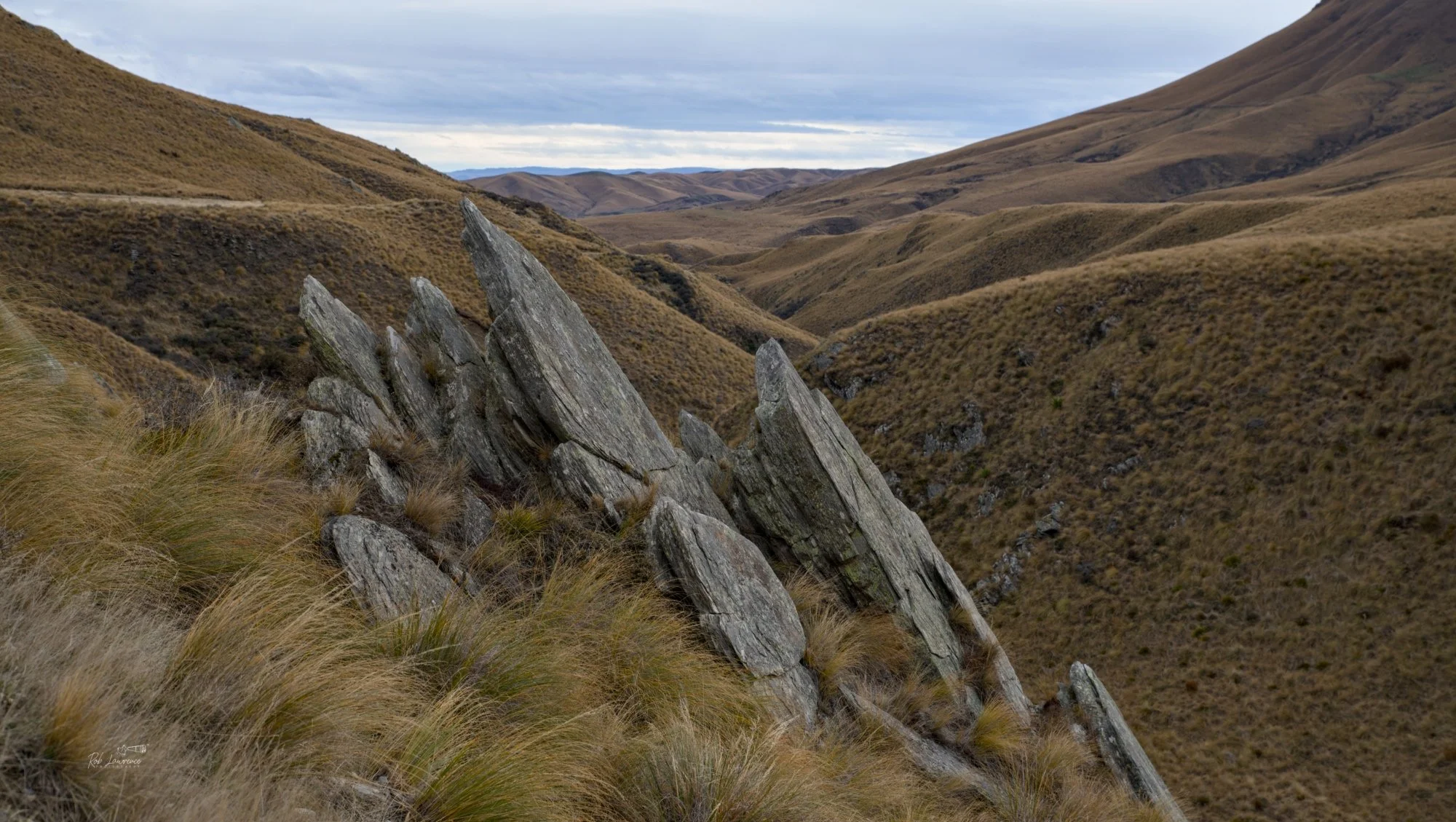 Otago Schist
Formed more than 100 million years ago, Otago Schist originated as layers of greywacke and mudstone that were buried deep within the Earth's crust during periods of mountain building. Heat and immense pressure transformed these sedimenta