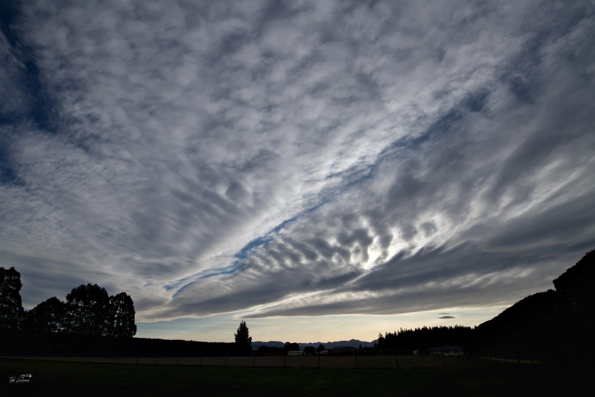 Nor'West cloud patterns  Horndon Street Darfield 