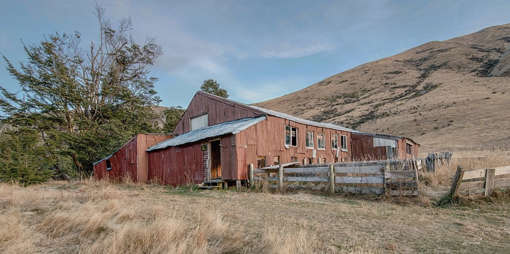 Quailburn   Woolshed    photo from 2018 


In October 2020, a major windstorm tore away about half the roof. The untreated timber piles had already begun to rot, and the damage made the structure unsafe.
After several years of deterioration and safet