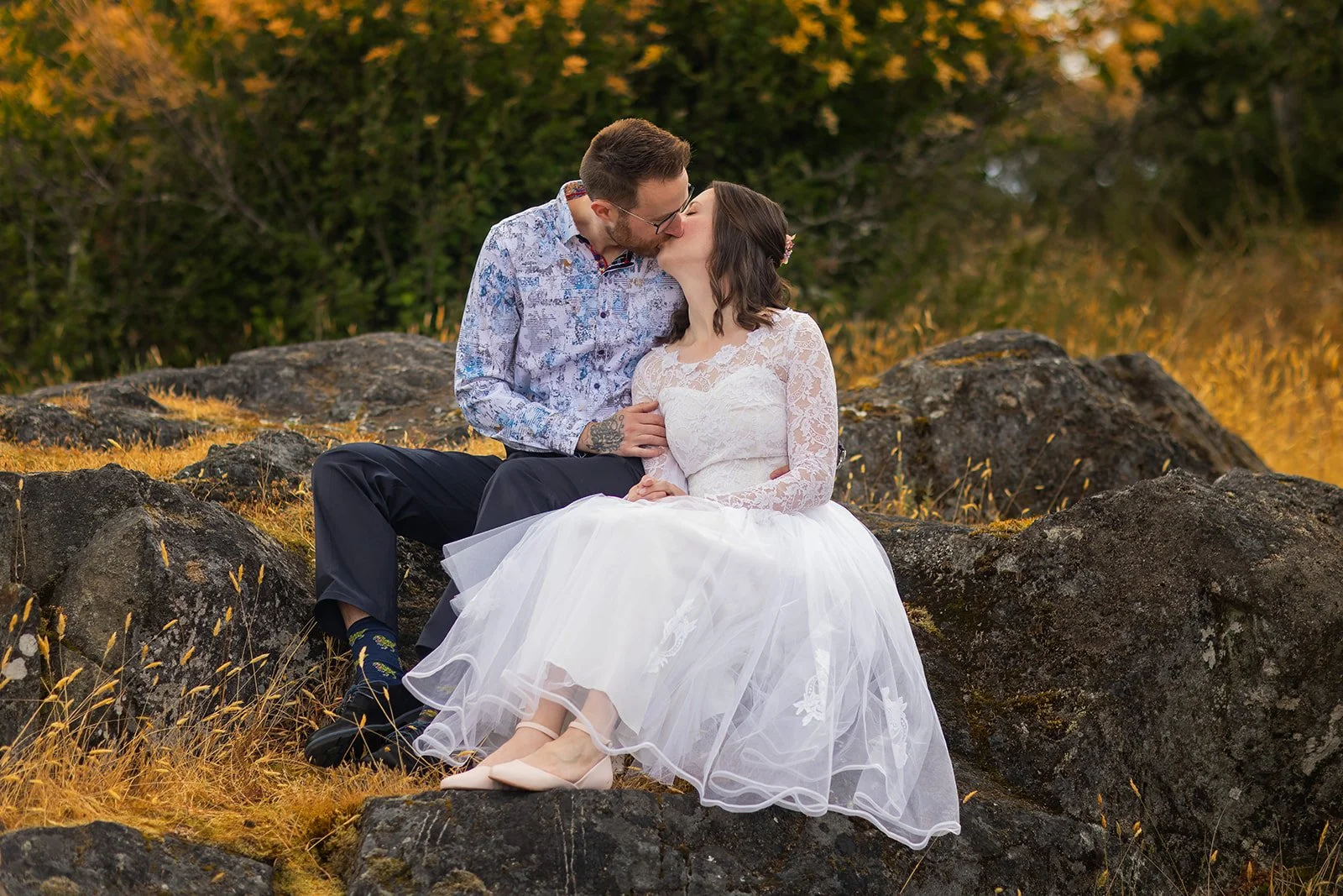 An Intimate Wedding at Mount Tolmie, Victoria BC