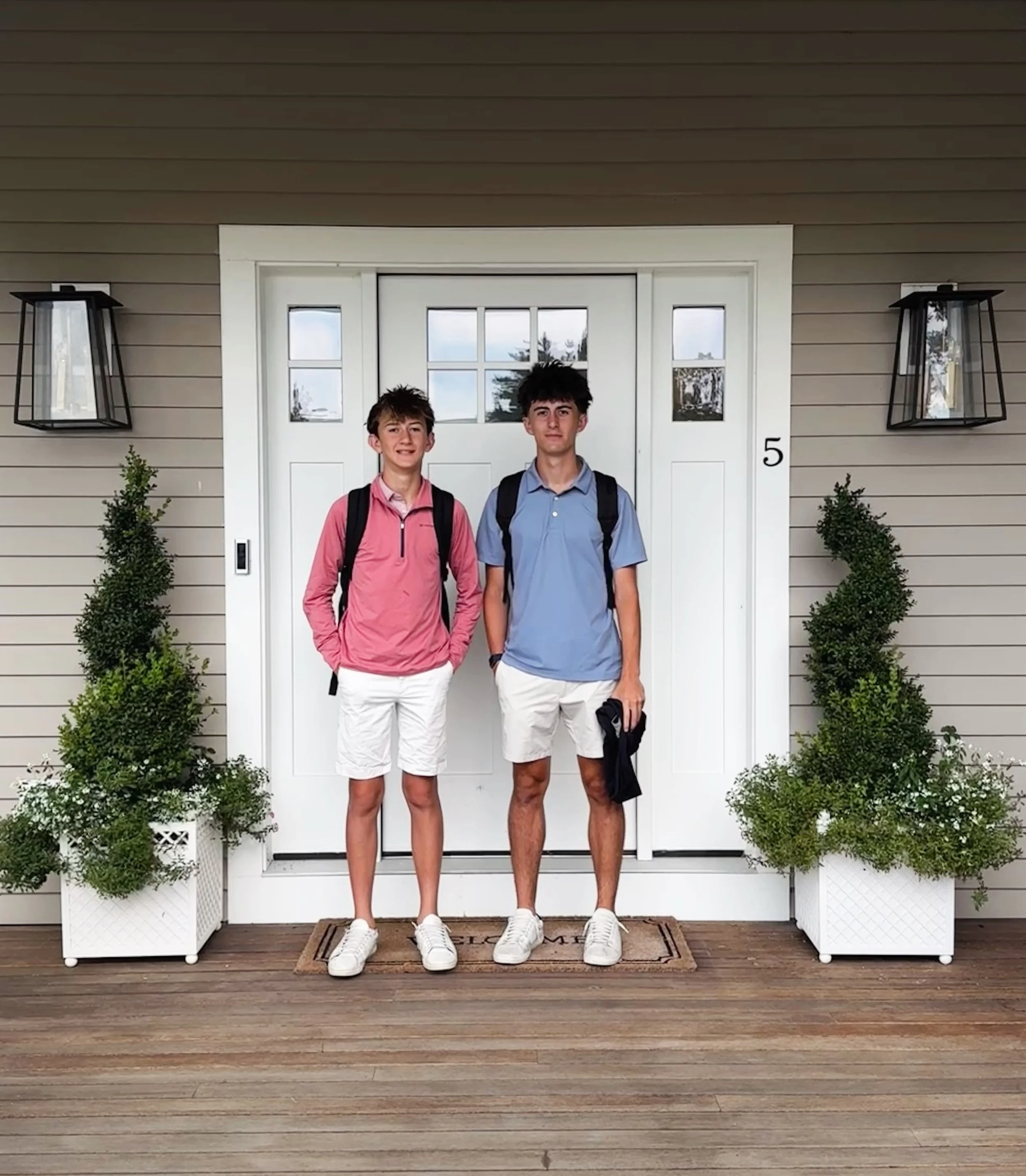 And that&rsquo;s a wrap on &ldquo;first day of school&rdquo; obligatory photos for Henry. Last first day of his school career 😭 and James is off to his first day of high school. 

And I can&rsquo;t forget to take a moment to say HAPPY BIRTHDAY to @s