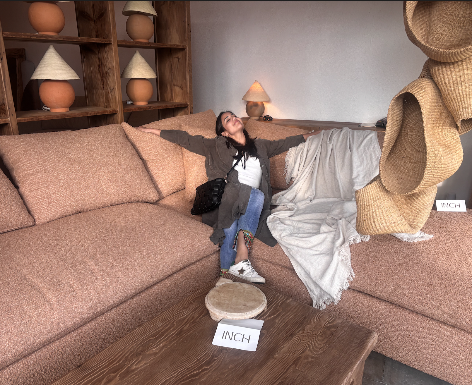 This cozy sectional in soft, warm bouclé fabric brings inviting texture and modern coastal elegance to any living space. Custom made for comfort and durability, it offers deep seating, tailored lines, and timeless style—perfect for relaxed, sophistic