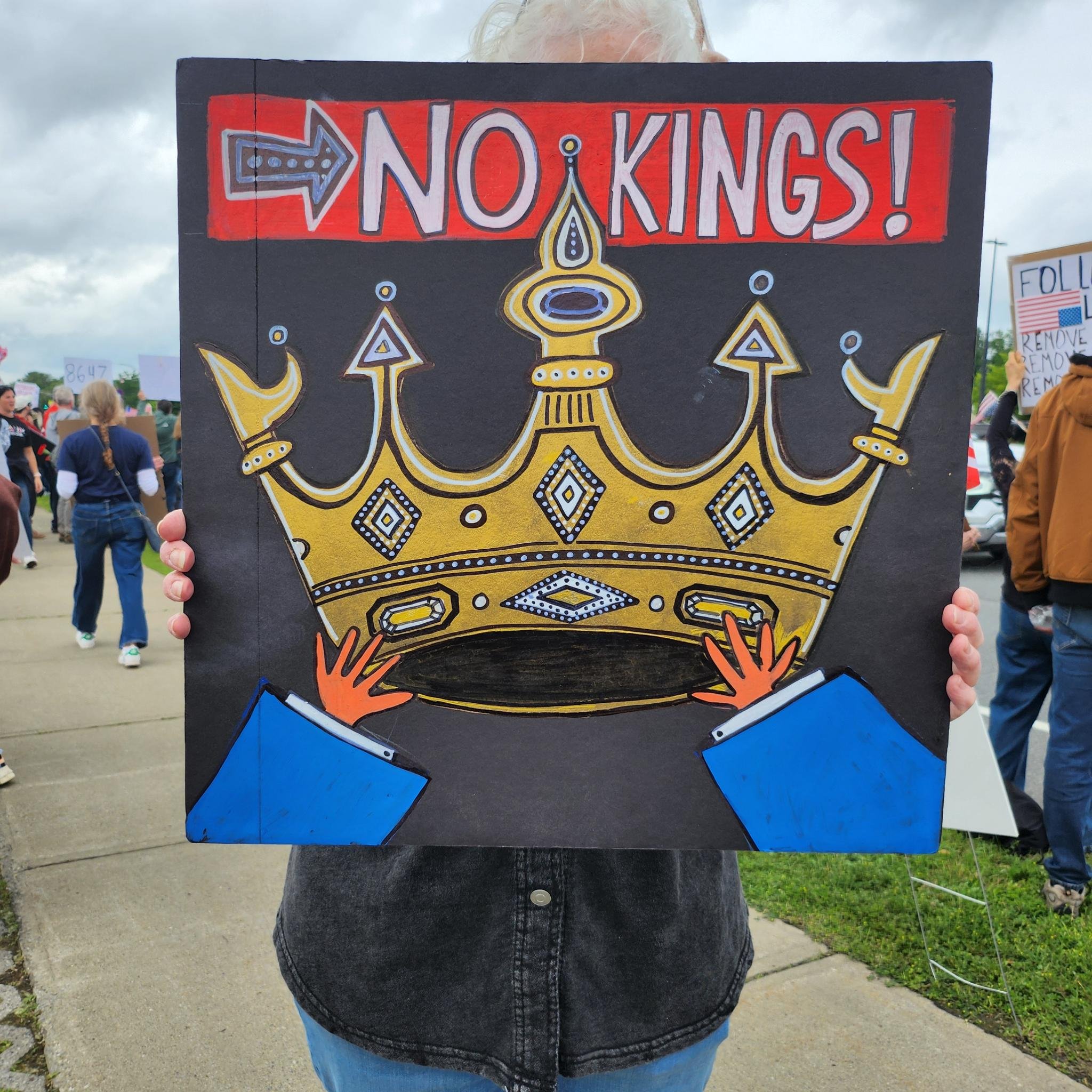 Capital Region 'No Kings' Protesters Take to the Streets