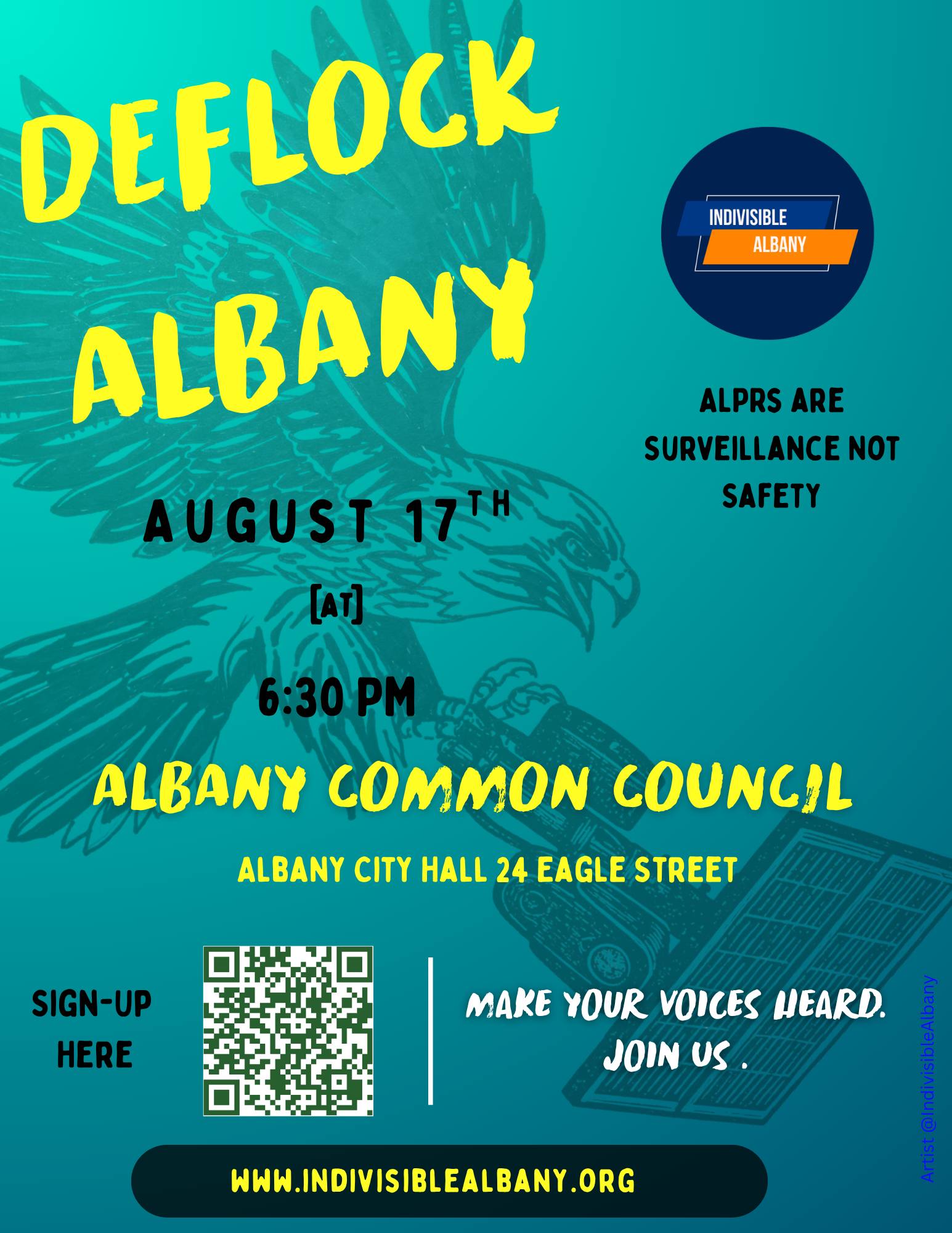 DEFLOCK WEEK OF ACTION - Albany Common Council Meeting