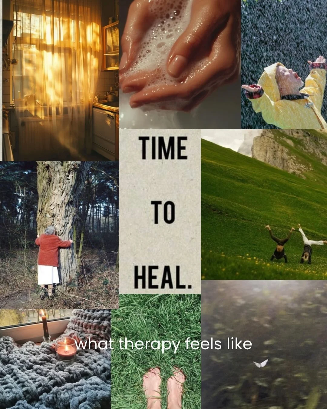 Therapy is clarity. Therapy is peace. Therapy is regulating. Therapy is enlightening. Therapy is safe.

Therapy can be many things! Those of us who are lucky enough to experience therapy both as a client and as a therapist - can attest to the complex
