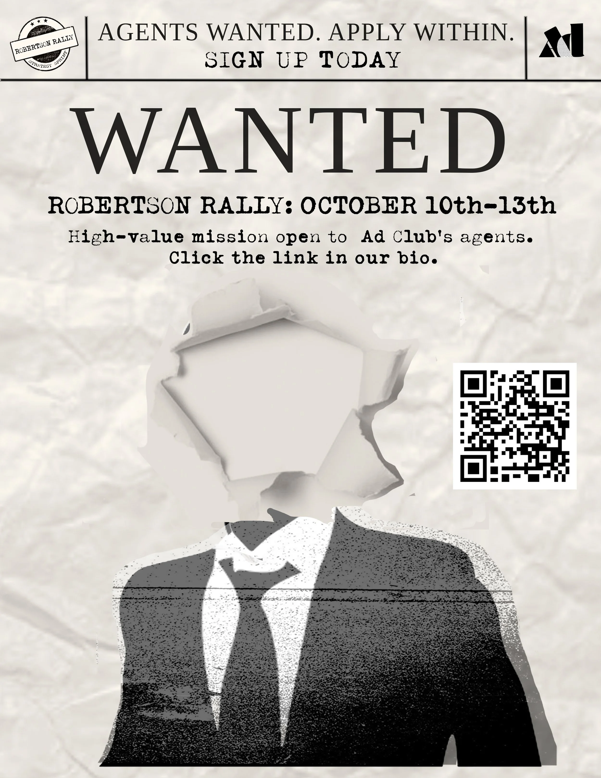 Ad Club Strategic Competition flier 