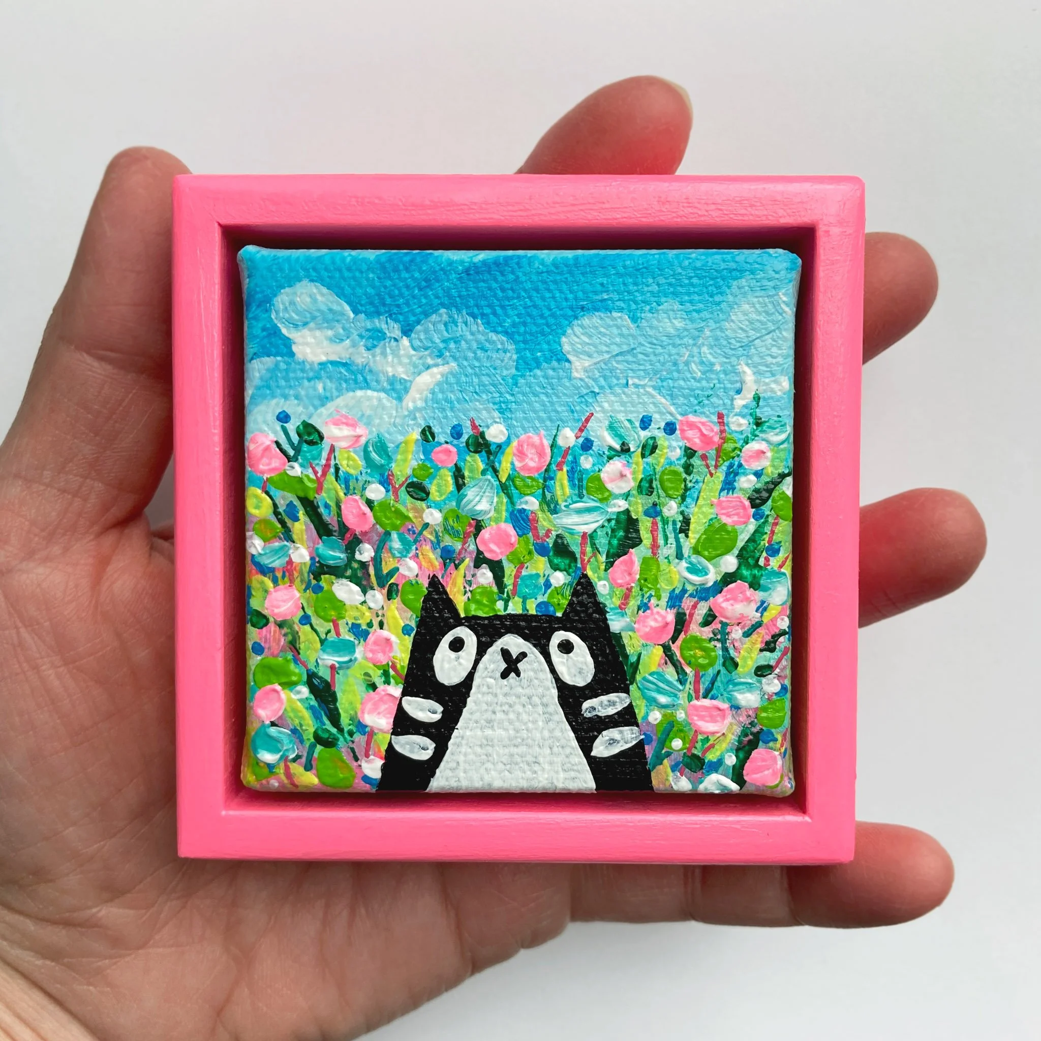 ROSALIE - Mini Minou | 2.5"x2.5" | Encadré