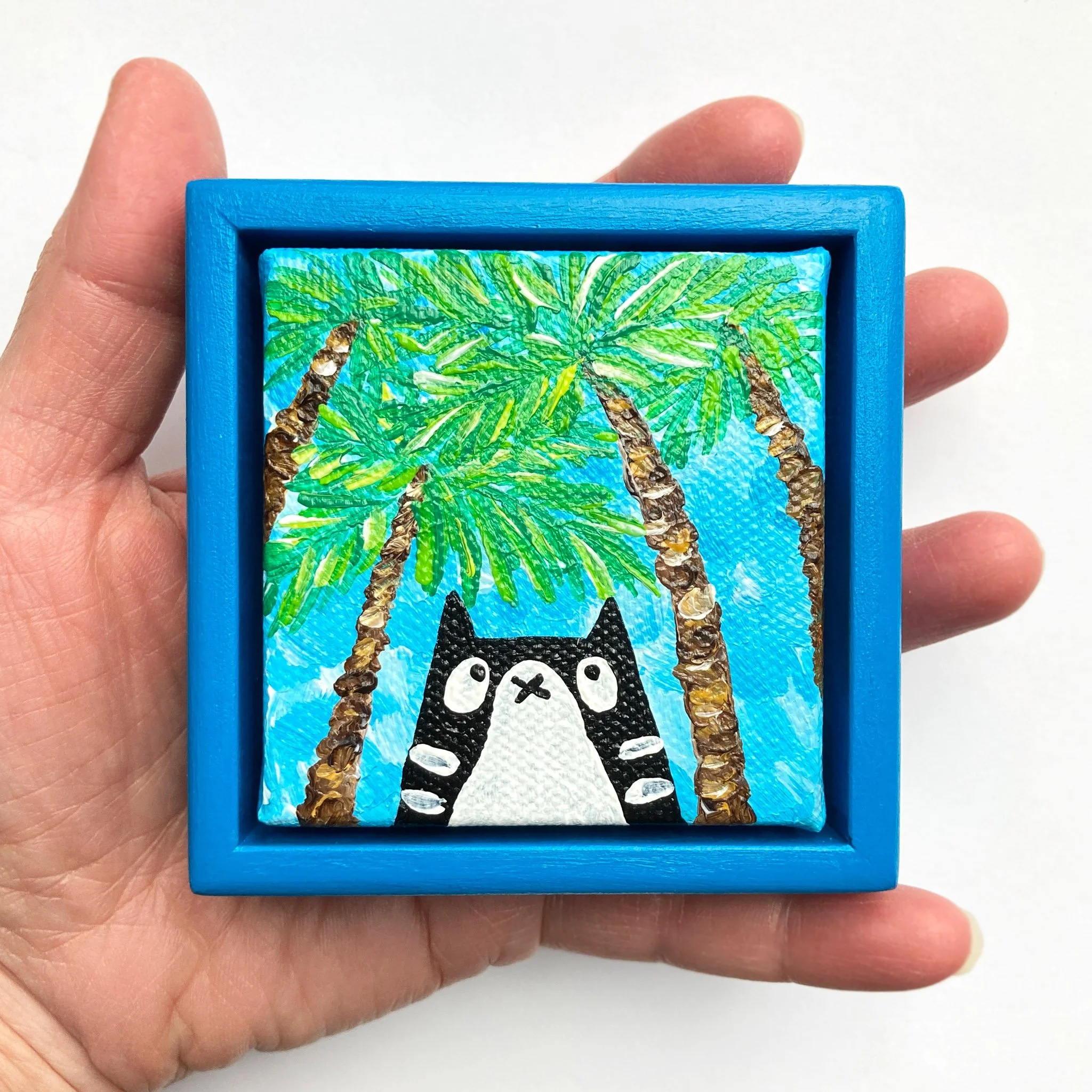 COCO - Mini Minou | 2.5"x2.5" | Encadré