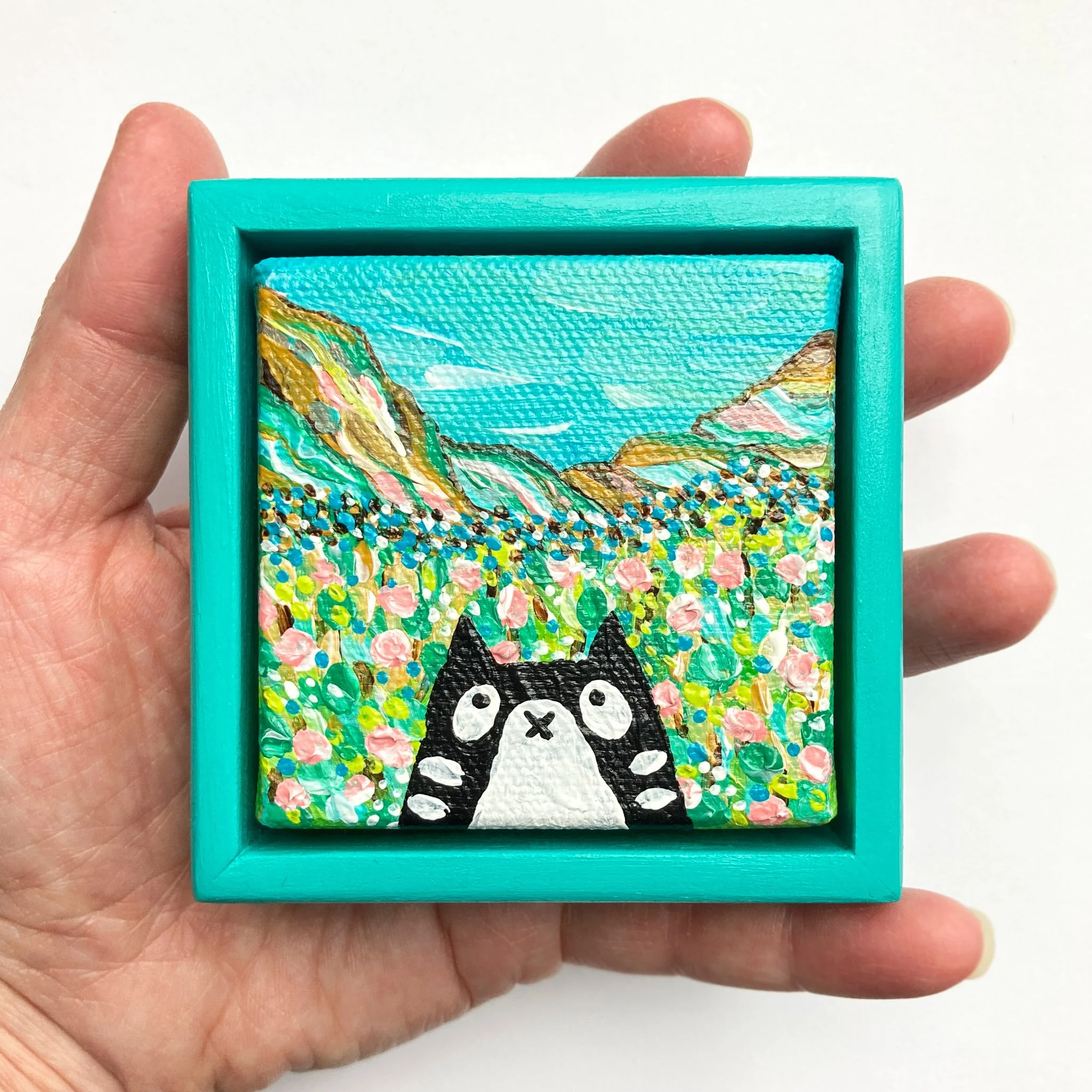 COLLINE - Mini Minou | 2.5"x2.5" | Encadré