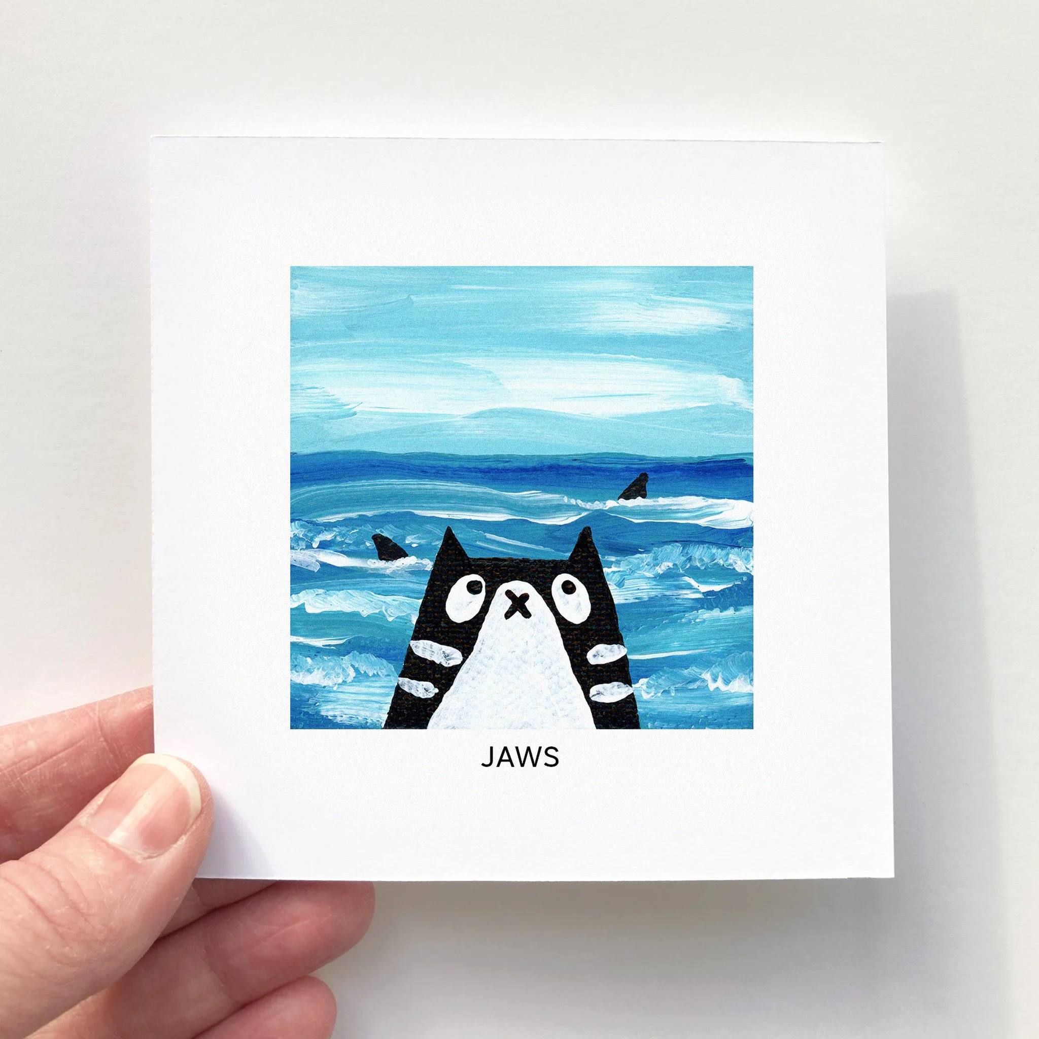 Mini Affiche 4"x4" - Mini Minou - JAWS