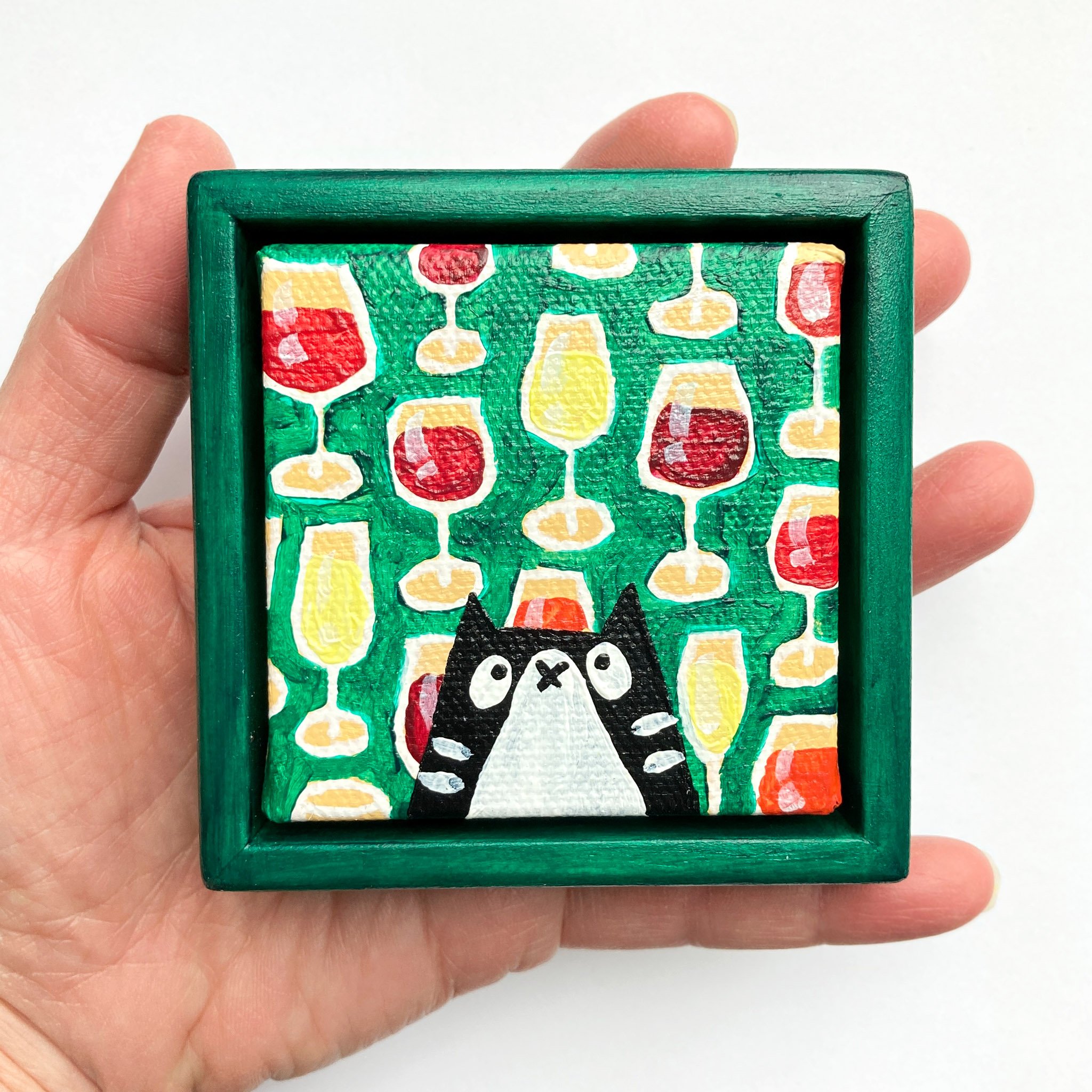 PINOT - Mini Minou | 2.5"x2.5" | Encadré