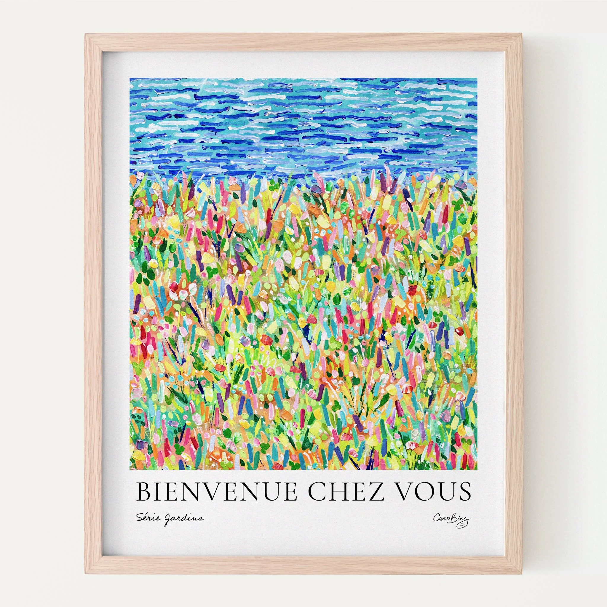 Affiche - Bienvenue chez vous - Série Jardins