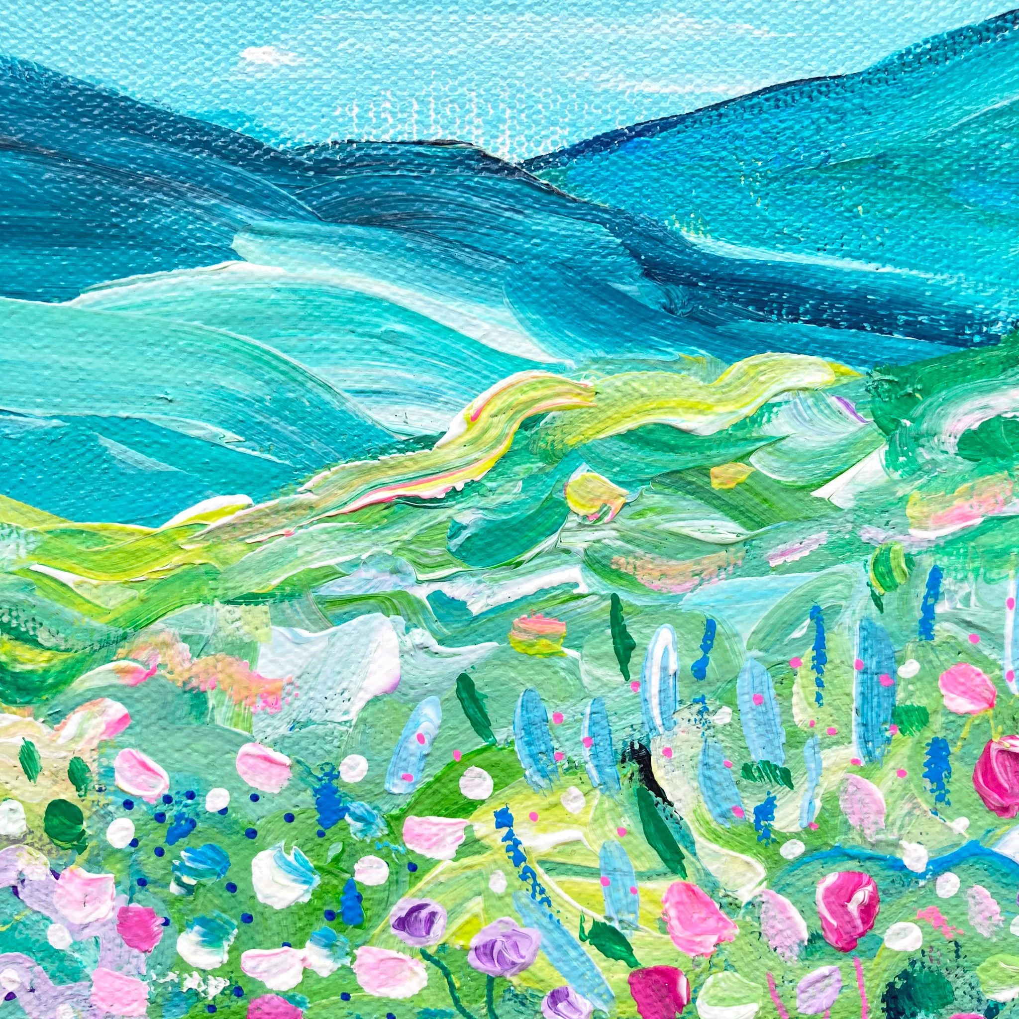 Caro-Bay-Art-100-Paysage-Montagnes-Bleues-Fleurs-Peinture-Originale-2.jpg