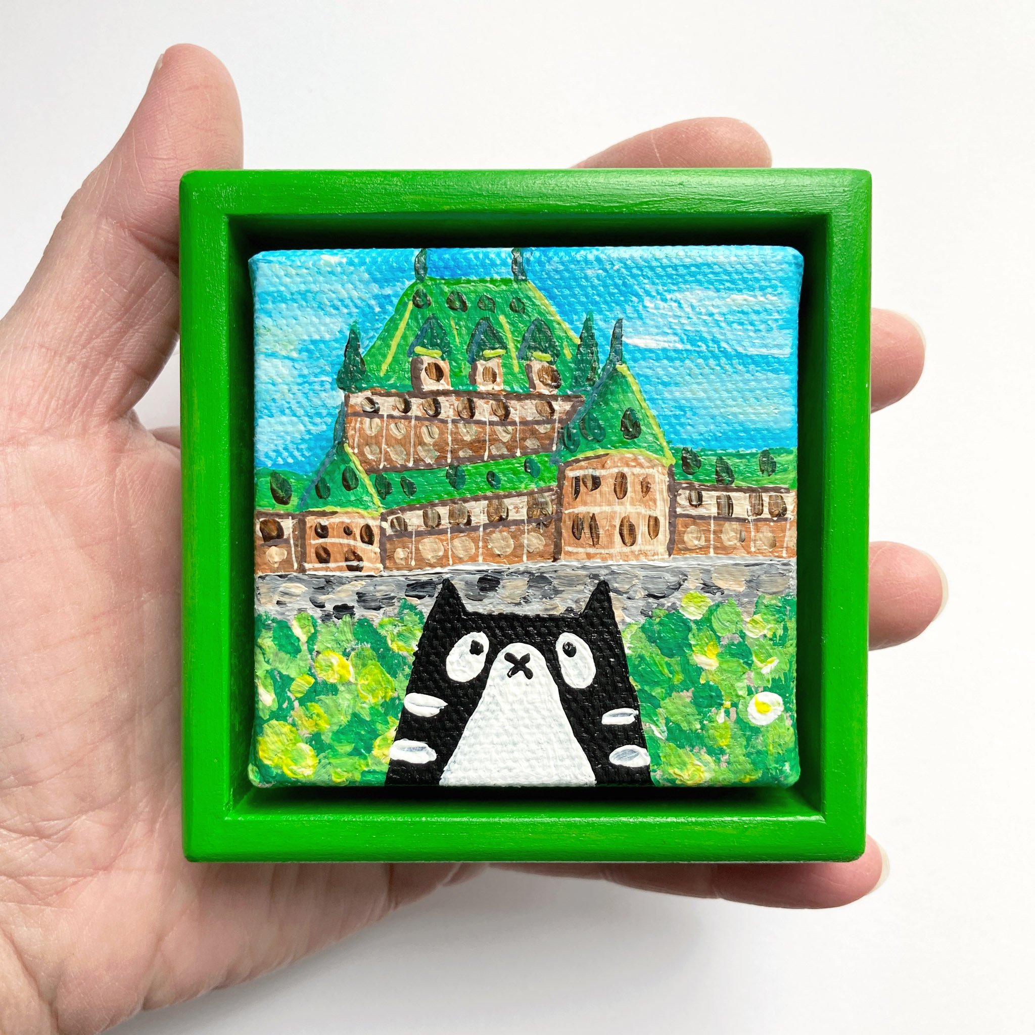 FRONTENAC - Mini Minou | 2.5"x2.5" | Encadré