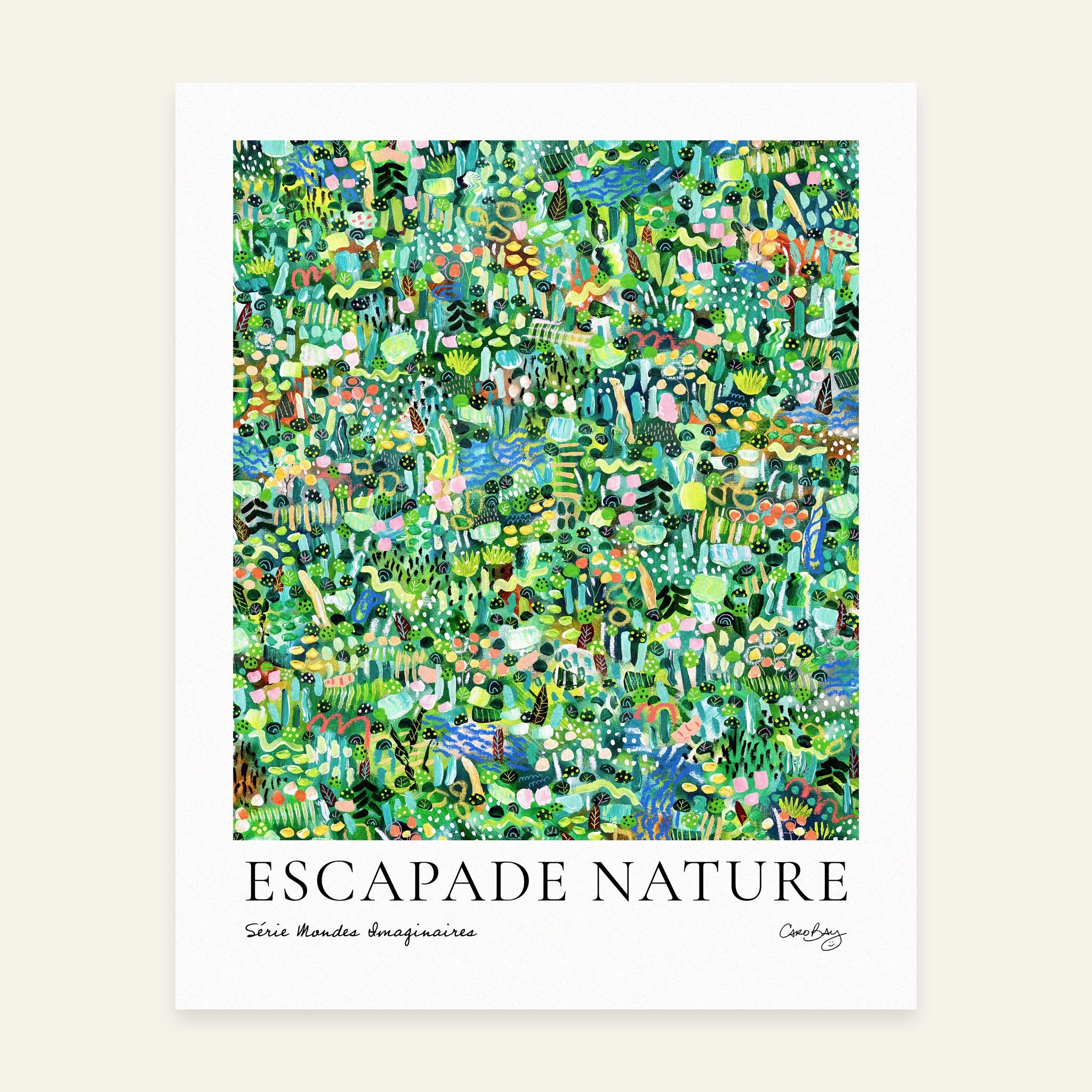 Escapade nature-8x10-Print-Affiche-Peinture-Abstraite-Mondes-Imaginaires-Caro-Bay-Art-PAPIER.jpg