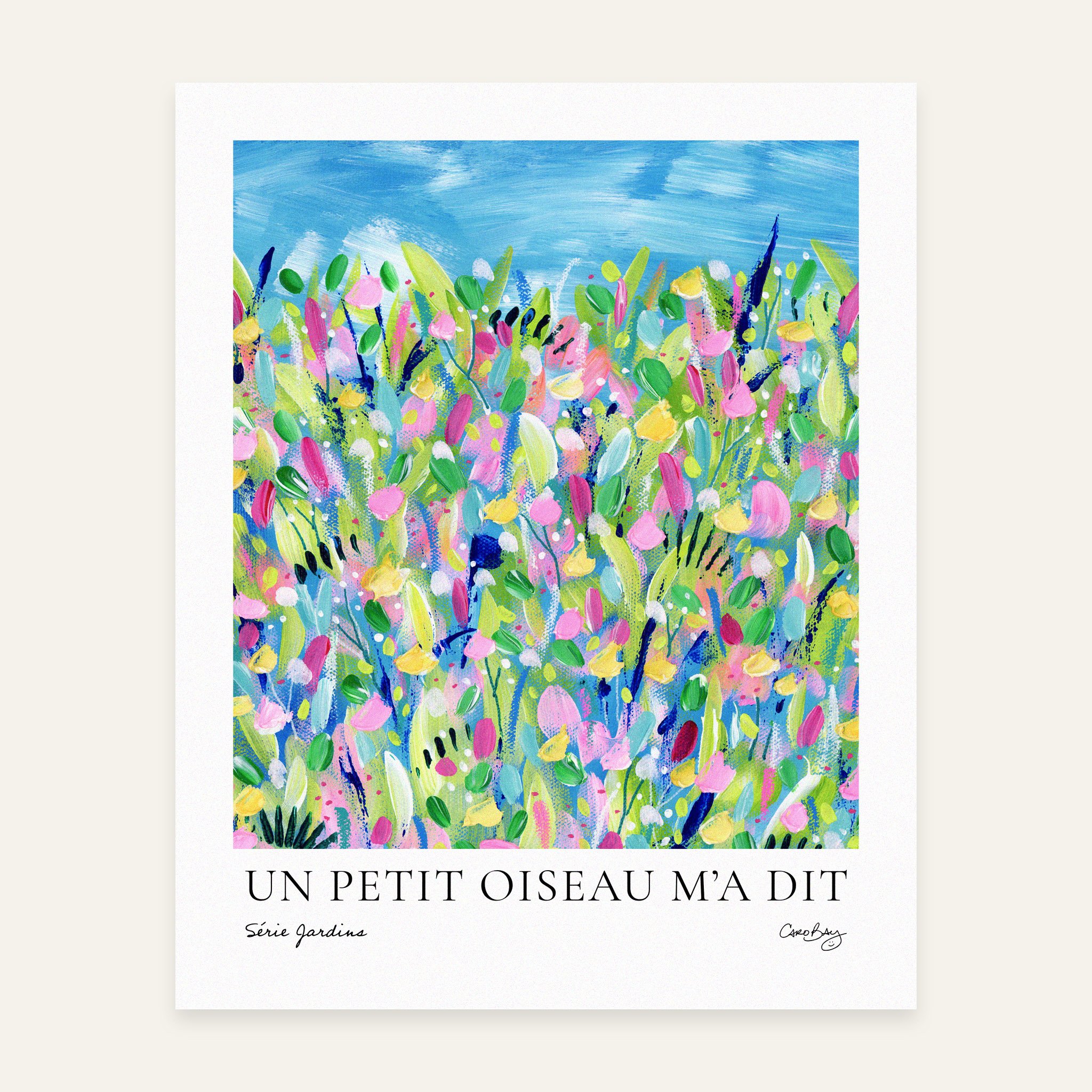 Un petit oiseau m’a dit-8x10-Print-Affiche-Peinture-Jardin-Floral-Abstrait-Caro-Bay-Art-PAPIER.jpg