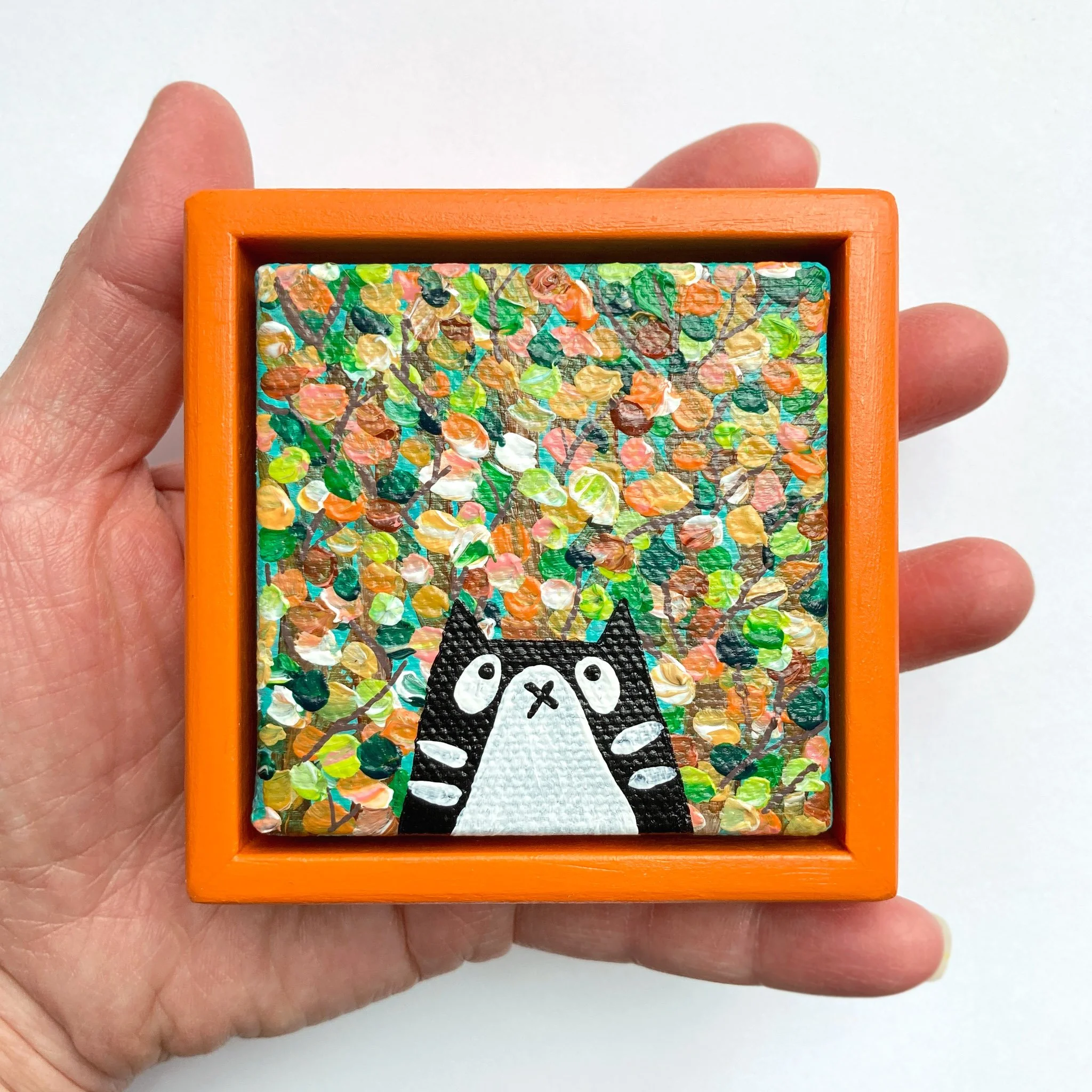 OCTOBRE - Mini Minou | 2.5"x2.5" | Encadré