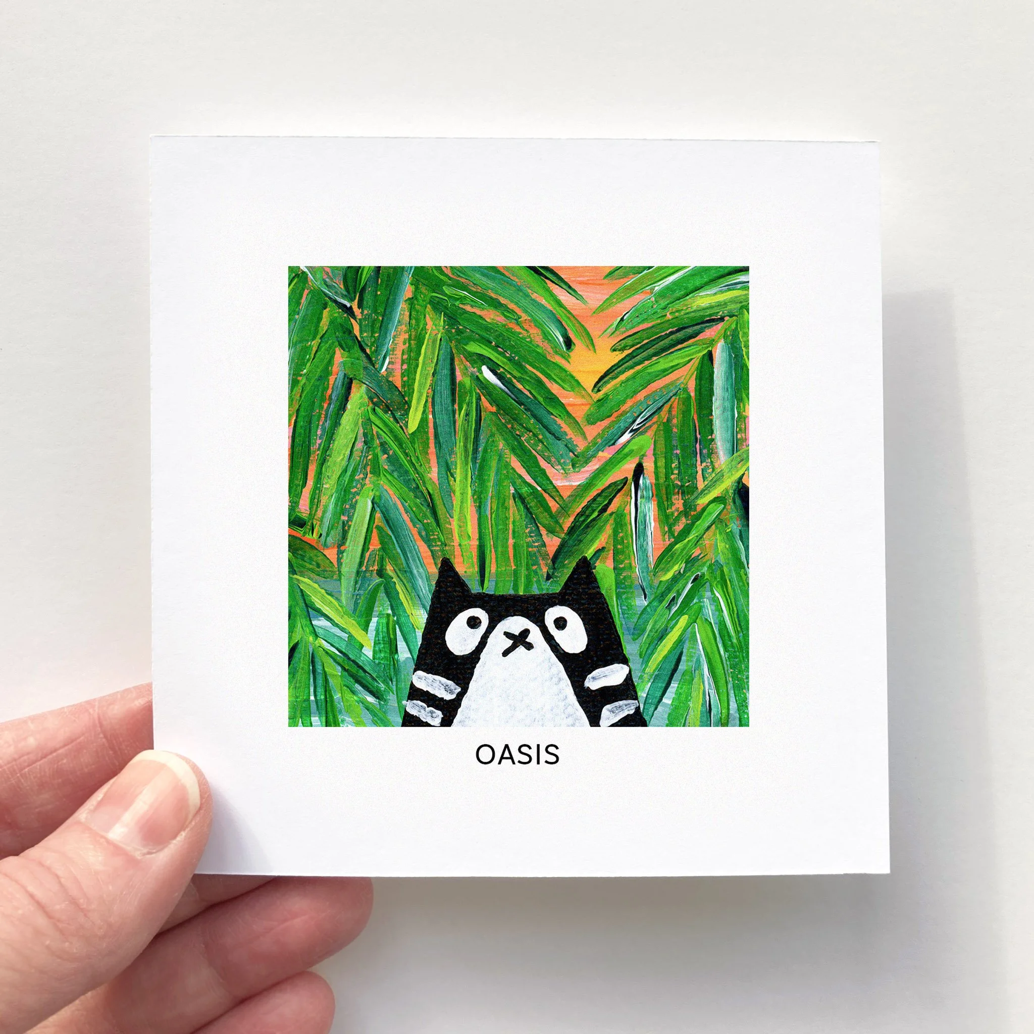 Mini Affiche 4"x4" - Mini Minou - OASIS