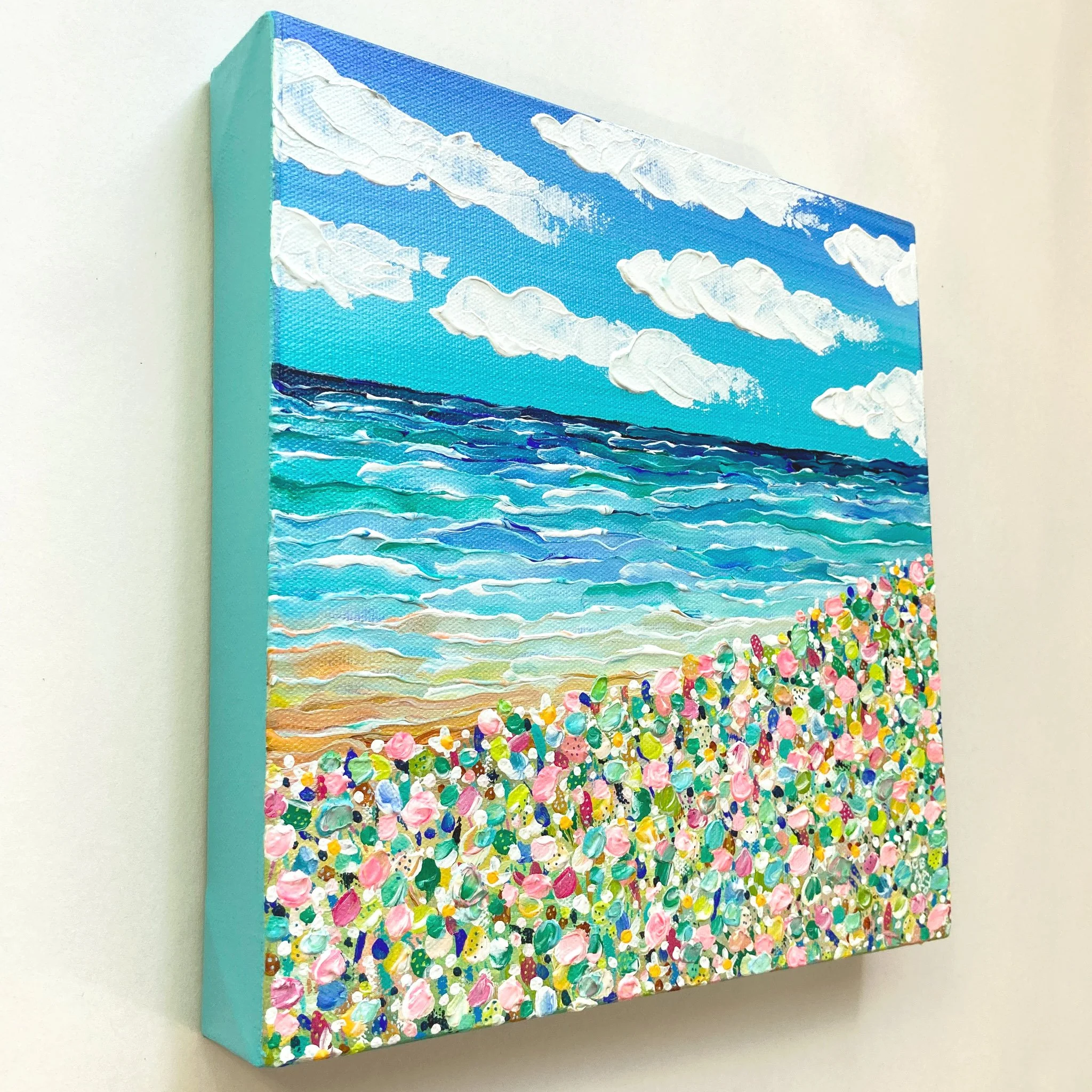 Caro-Bay-Art-110-Paysage-Mer-Plage-Fleurs-Peinture-Originale-Floral-Beach-Painting-10x10-2.jpg