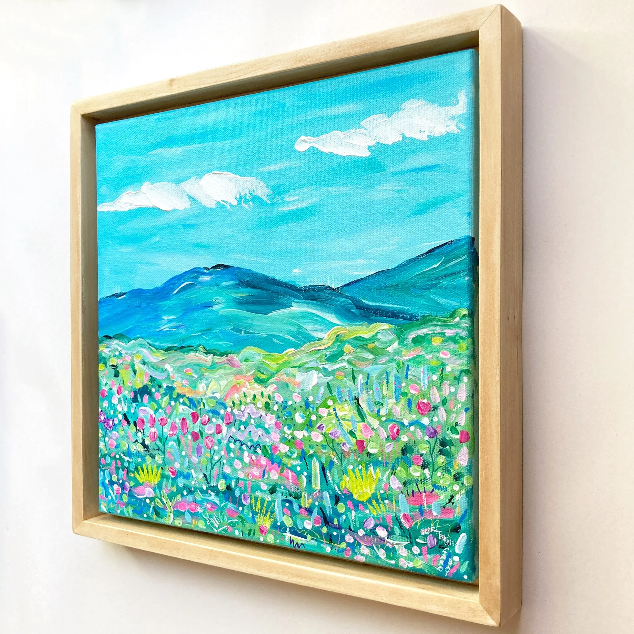 Caro-Bay-Art-100-Paysage-Montagnes-Bleues-Fleurs-Peinture-Originale-NEW-2.jpg