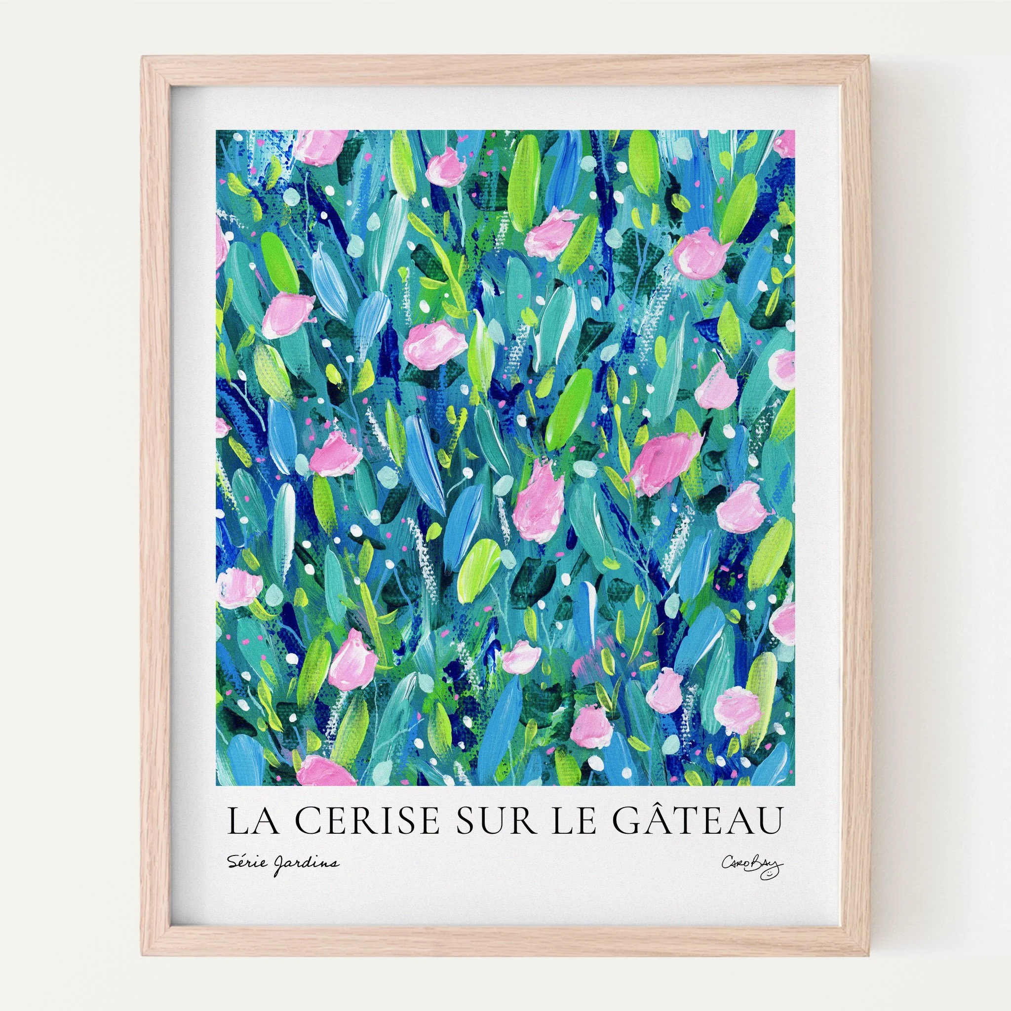 Affiche - La cerise sur le gâteau - Série Jardins