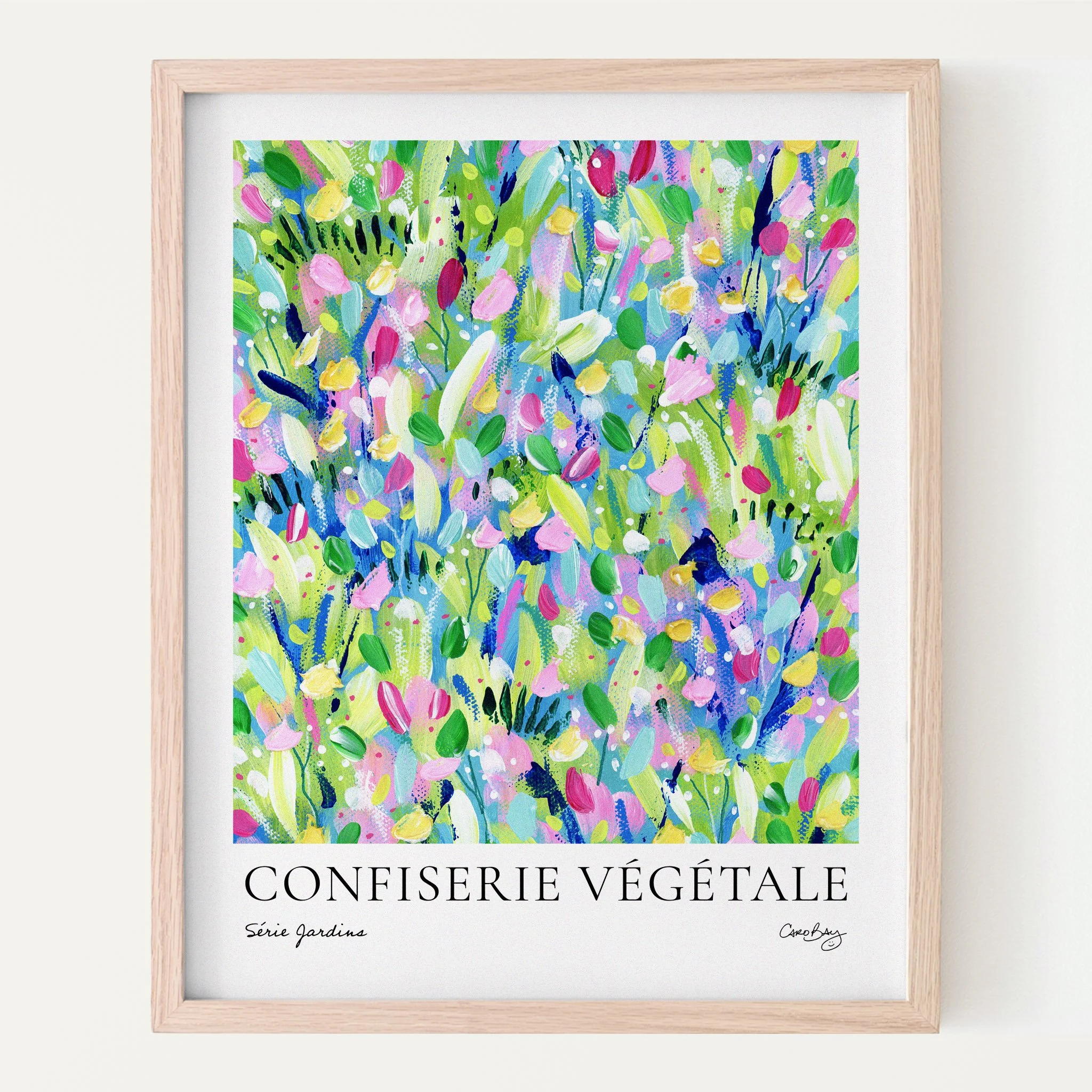 Affiche - Confiserie végétale - Série Jardins