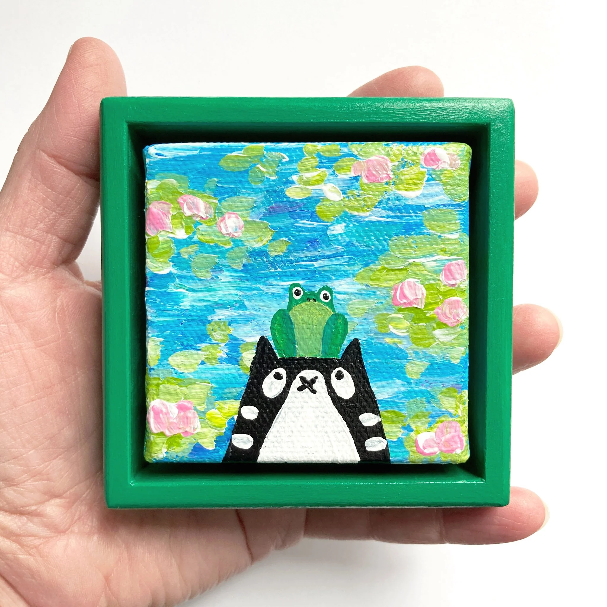 LILY - Mini Minou | 2.5"x2.5" | Encadré