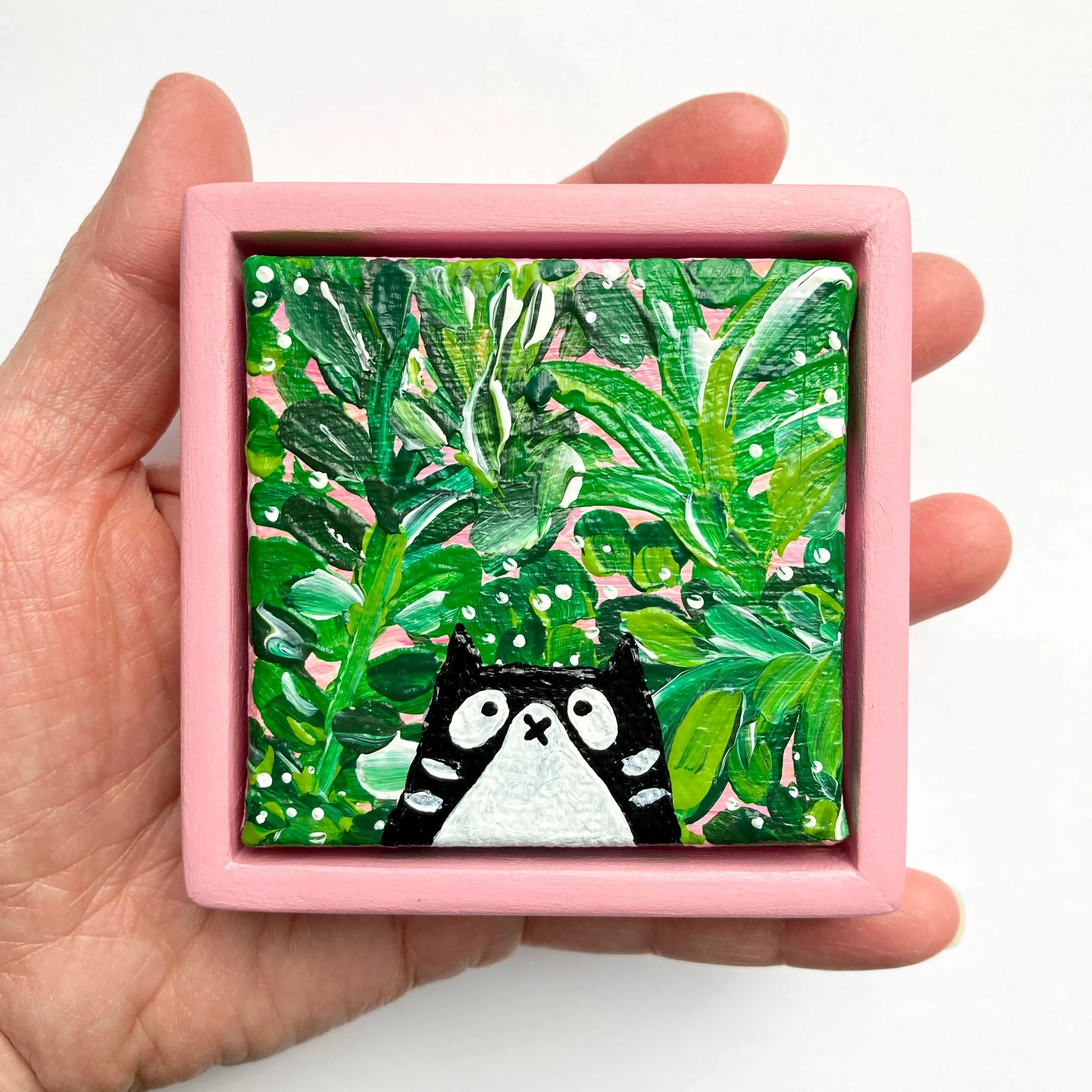 TOUFFU - Mini Minou | 2.5"x2.5" | Encadré