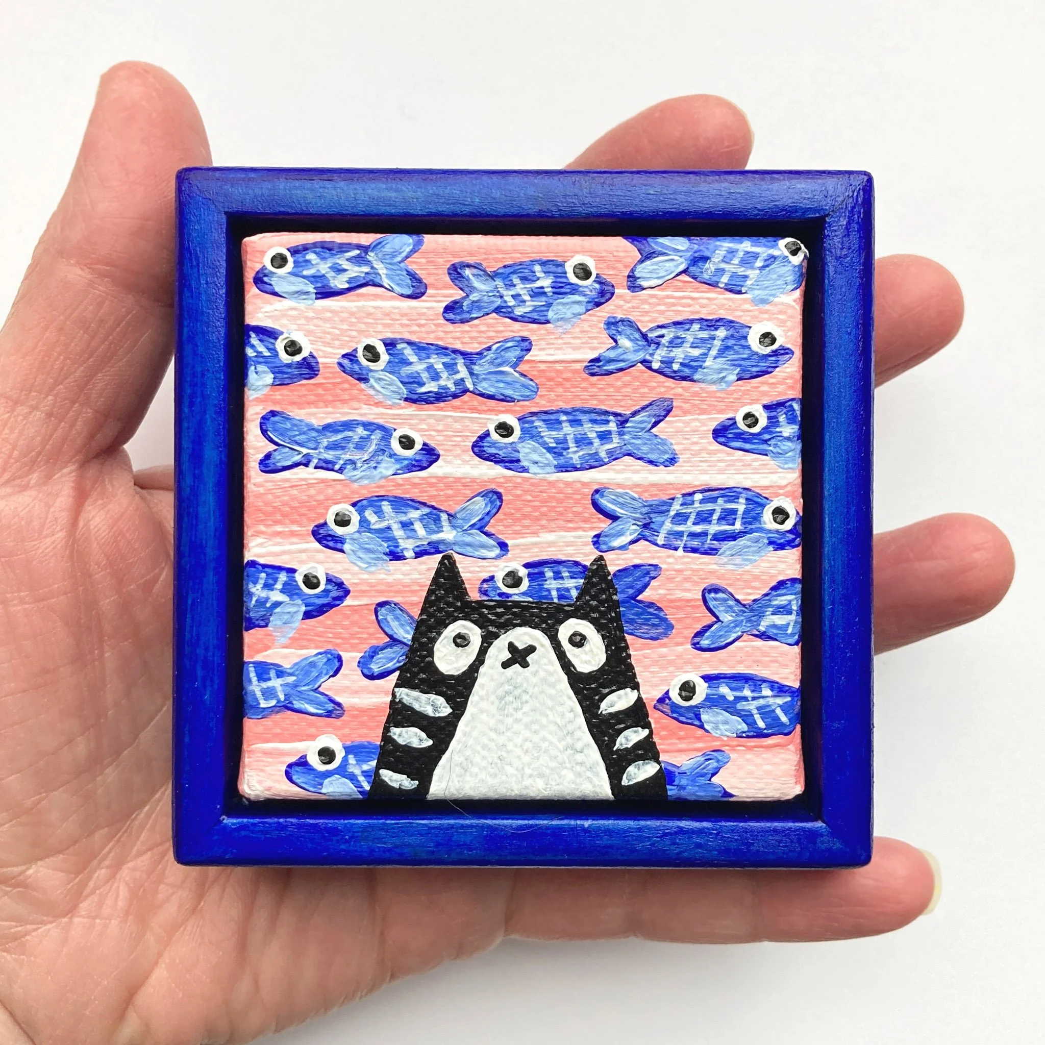 NEPTUNE - Mini Minou | 2.5"x2.5" | Encadré