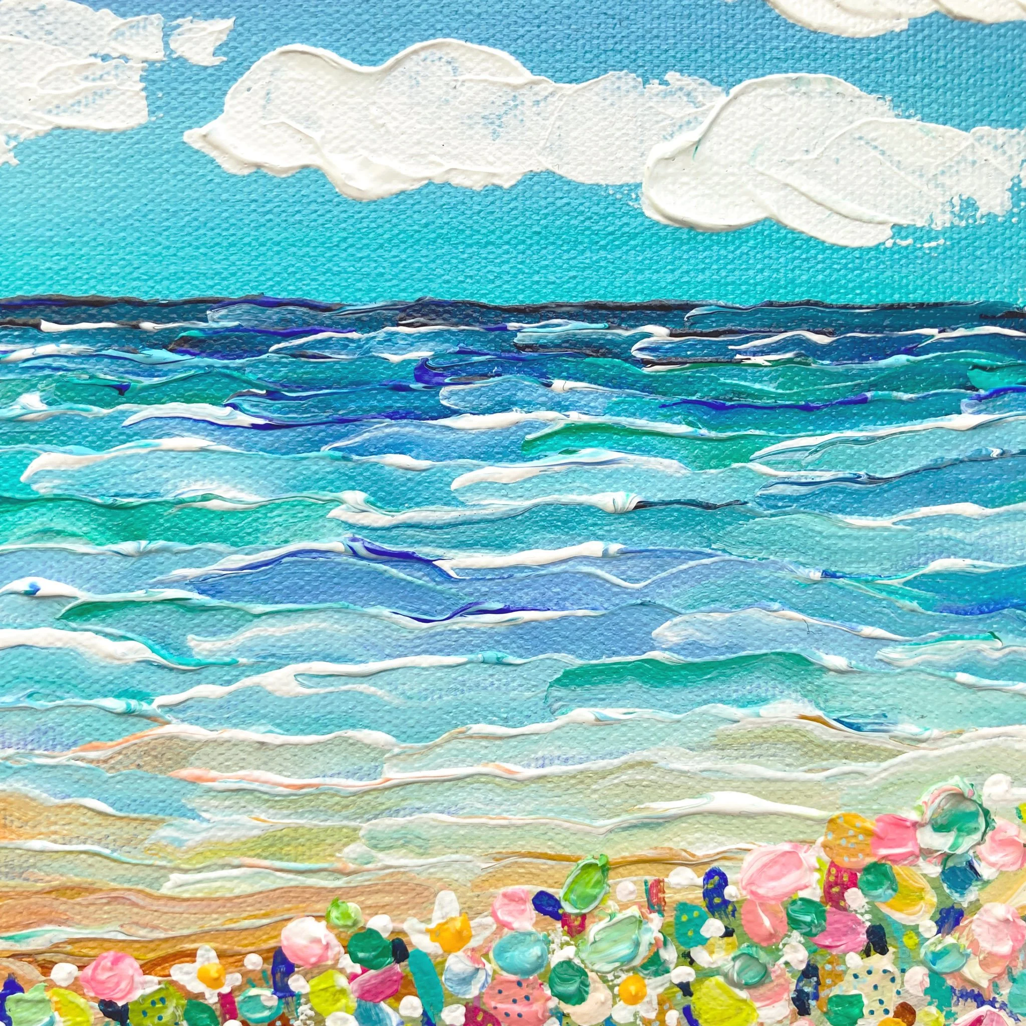 Caro-Bay-Art-110-Paysage-Mer-Plage-Fleurs-Peinture-Originale-Floral-Beach-Painting-10x10-7.jpg