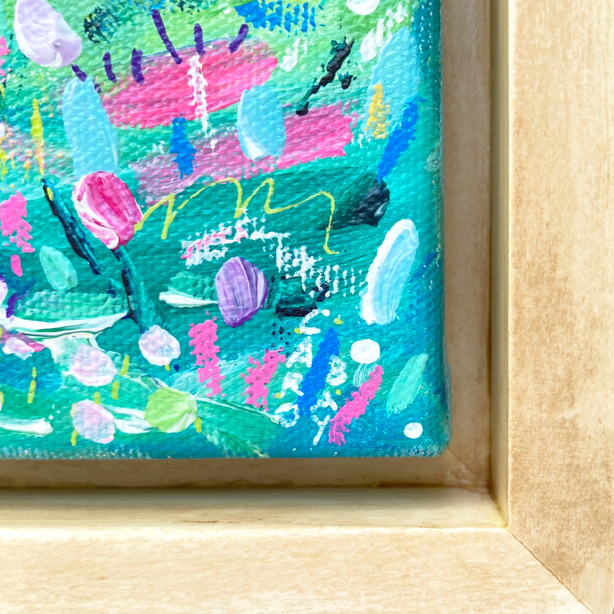 Caro-Bay-Art-100-Paysage-Montagnes-Bleues-Fleurs-Peinture-Originale-NEW-4.jpg