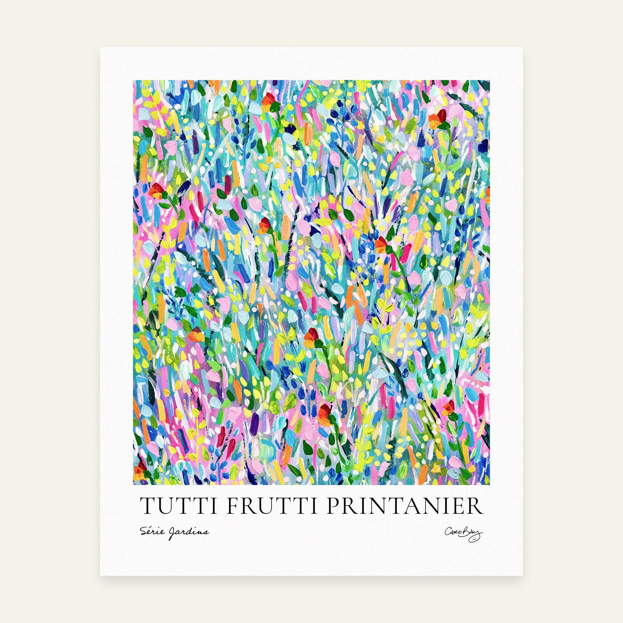 Tutti frutti printanier-8x10-Print-Affiche-Peinture-Jardin-Floral-Abstrait-Caro-Bay-Art-PAPIER.jpg