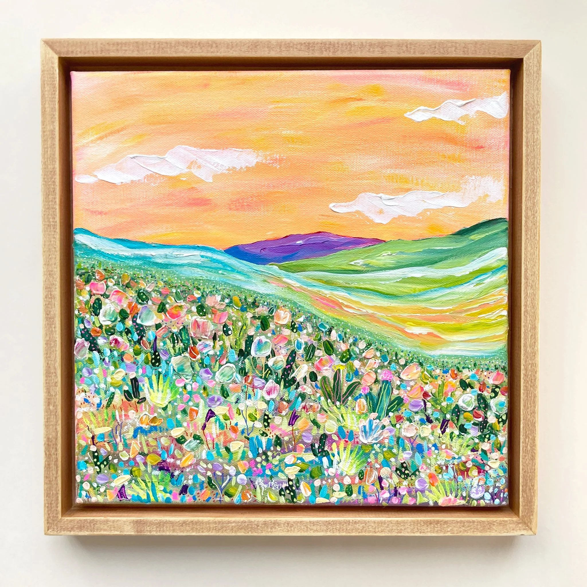 Mont Youpi (série Monts Imaginaires) | 12"x12" | Encadrée