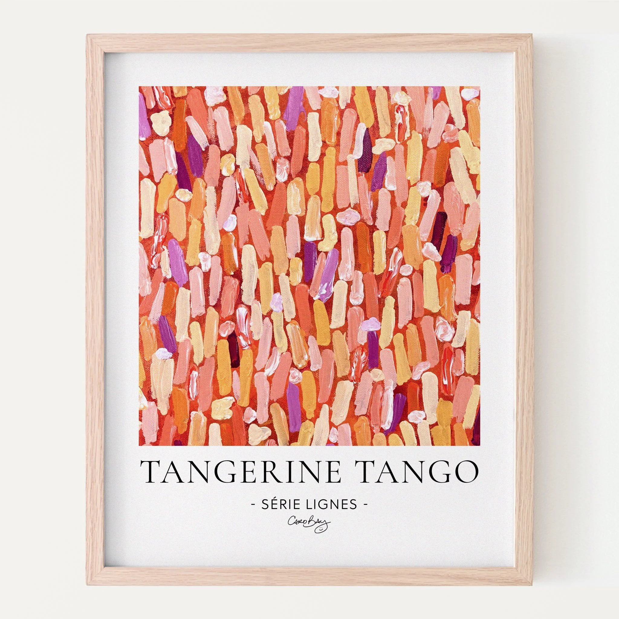 Tangerine-Tango-8x10-Print-Affiche-Peinture-Abstraite-Lignes-Caro-Bay-Art-CADRE.jpg