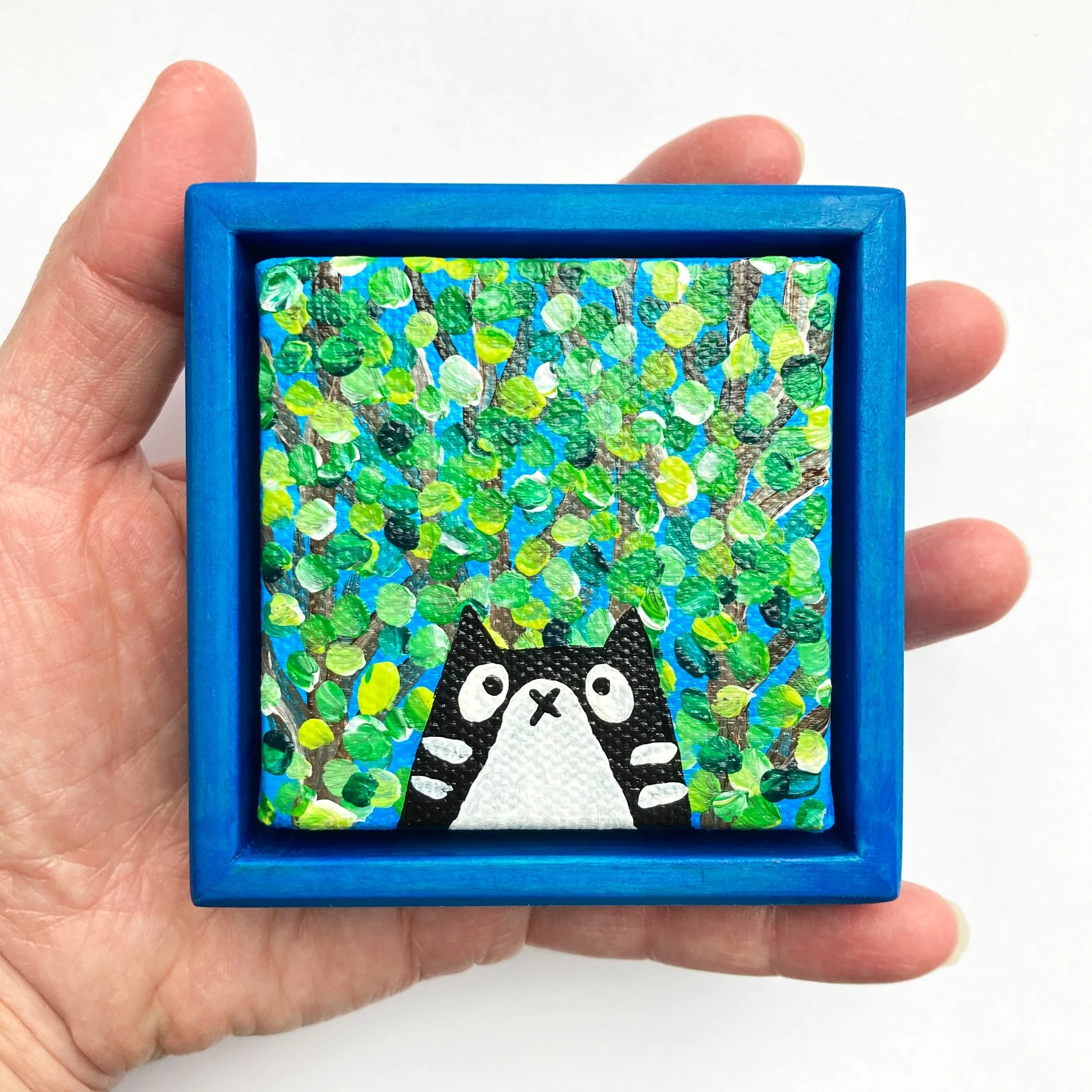 SYLVESTRE - Mini Minou | 2.5"x2.5" | Encadré