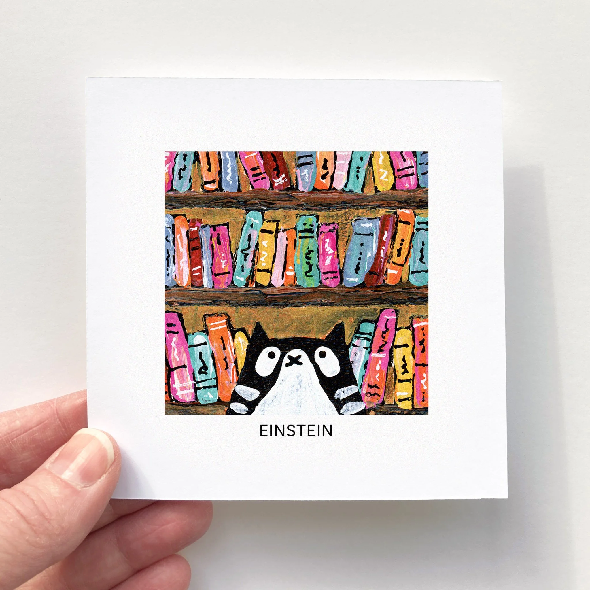 Mini Affiche 4"x4" - Mini Minou - EINSTEIN