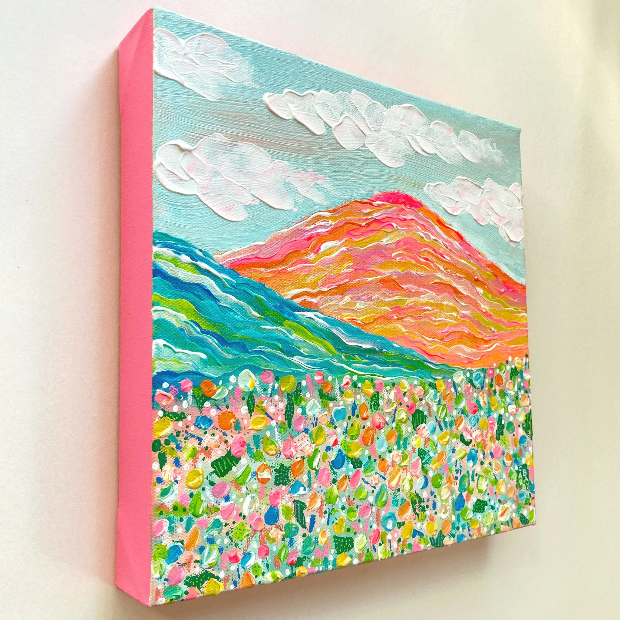 Caro-Bay-Art-111-Paysage-Montagnes-Fleurs-Peinture-Originale-10x10-2.jpg