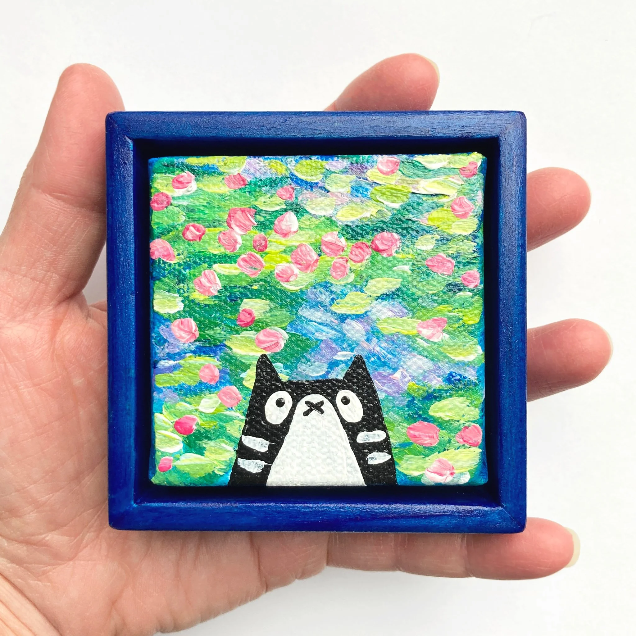 MONET - Mini Minou | 2.5"x2.5" | Encadré